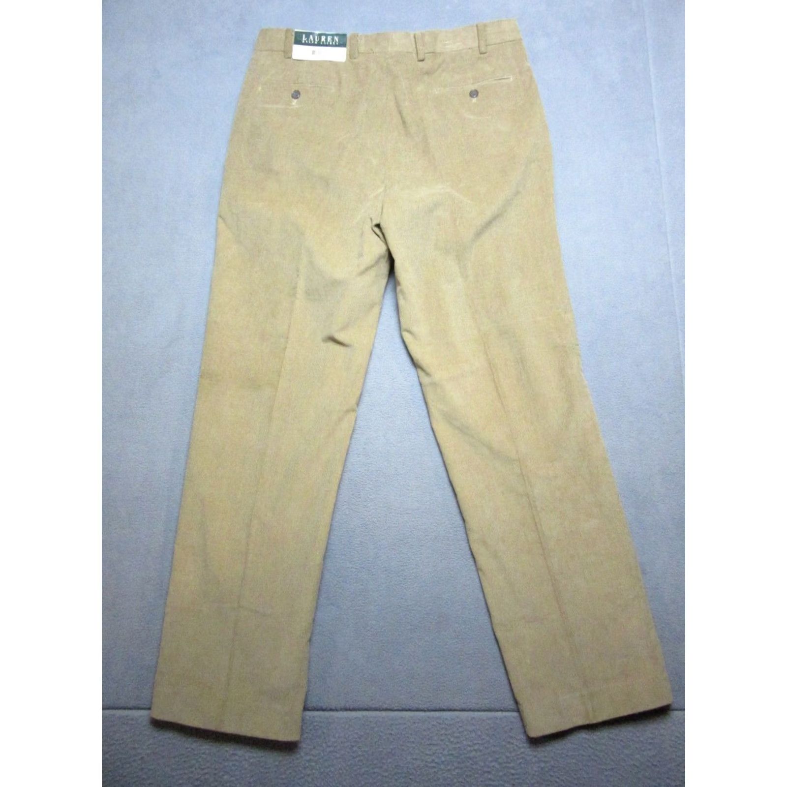 Ralph Lauren Lauren Ralph Lauren Men Dress Pants 36X32 Tan Corduroy Business Oxford High Rise Size US 36 / EU 52 - 2 Thumbnail