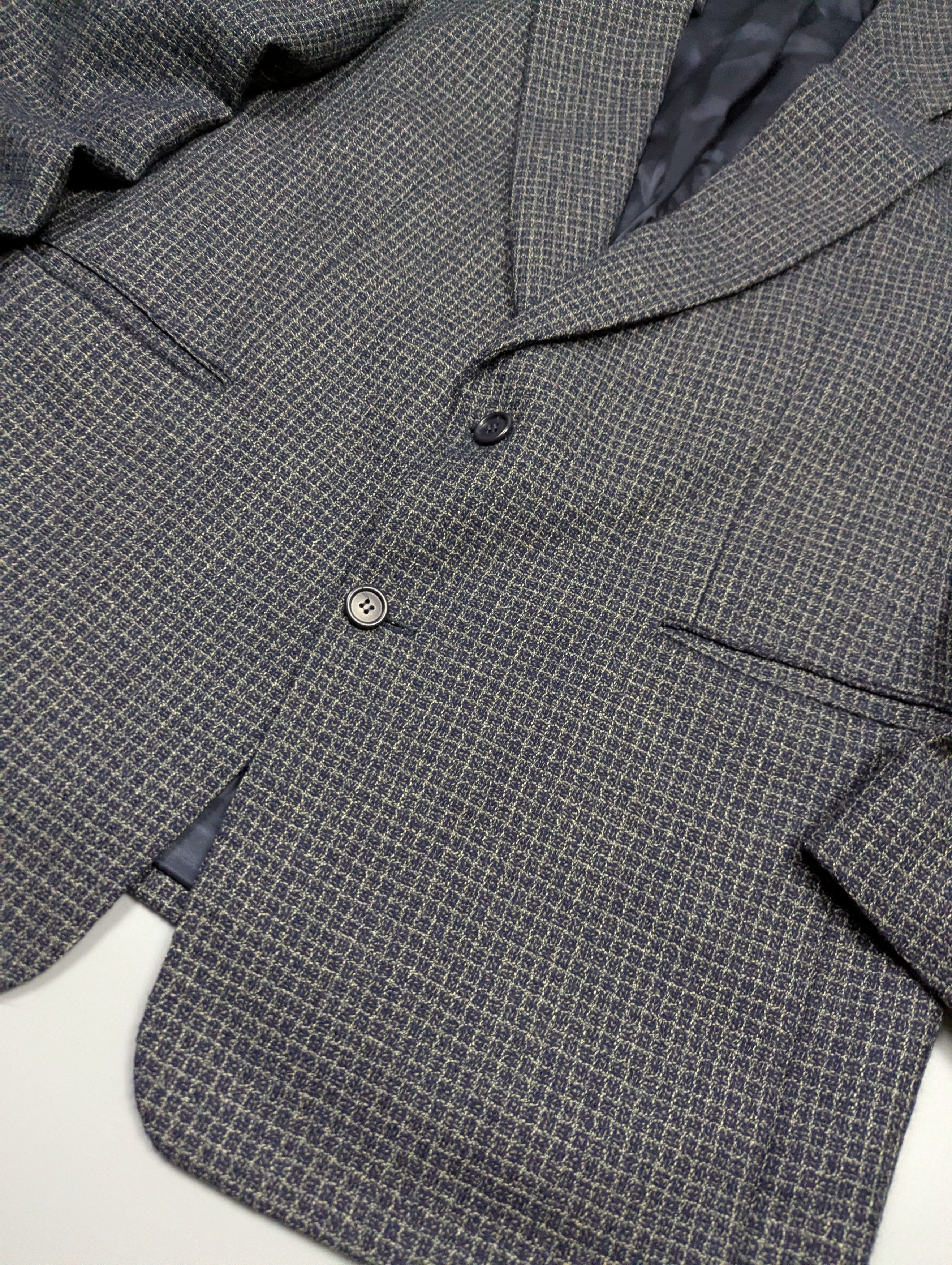Vintage Vintage Carl Gross Wool Blazer Tailored by Leffers Men’s XL Size 52R - 9 Thumbnail