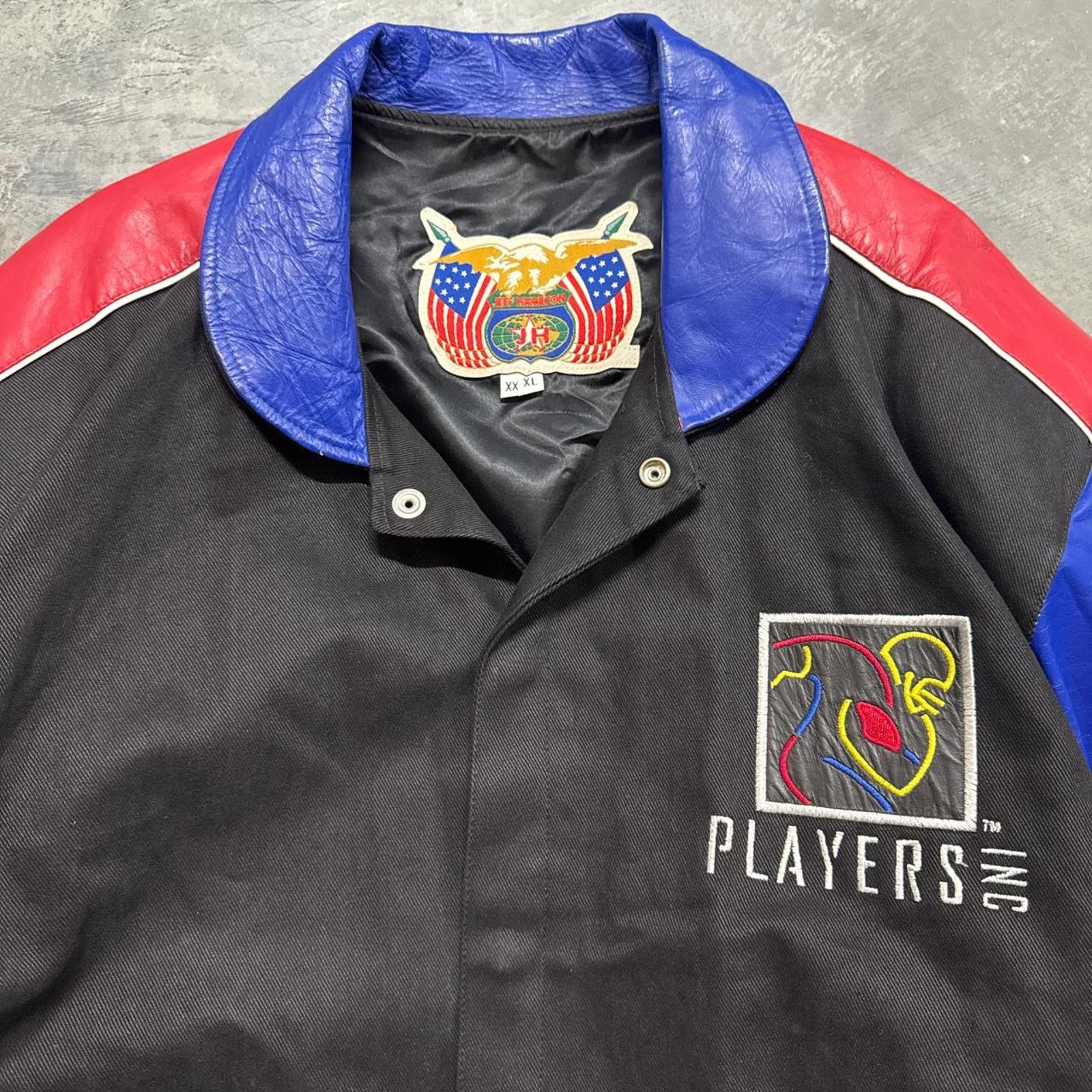Jeff Hamilton × Vintage Vintage 90s Jeff Hamilton NFL Players INC Leather Jacket Size US XXL / EU 58 / 5 - 4 Thumbnail
