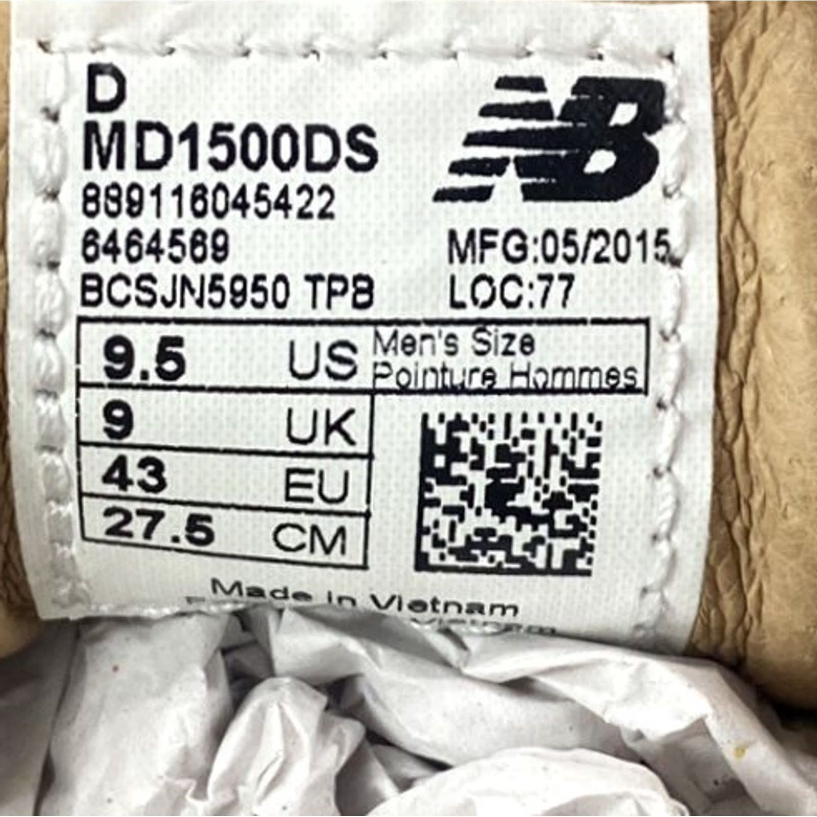 New Balance VINTAGE? New Balance 1500 Mens Size 9.5 D Reengineered Tan Suede Walking MD1509DS NWOB Sneaker Mens Width D Brown 9.5 US 1500 MD1509DS Size US 10 / EU 43 - 8 Thumbnail