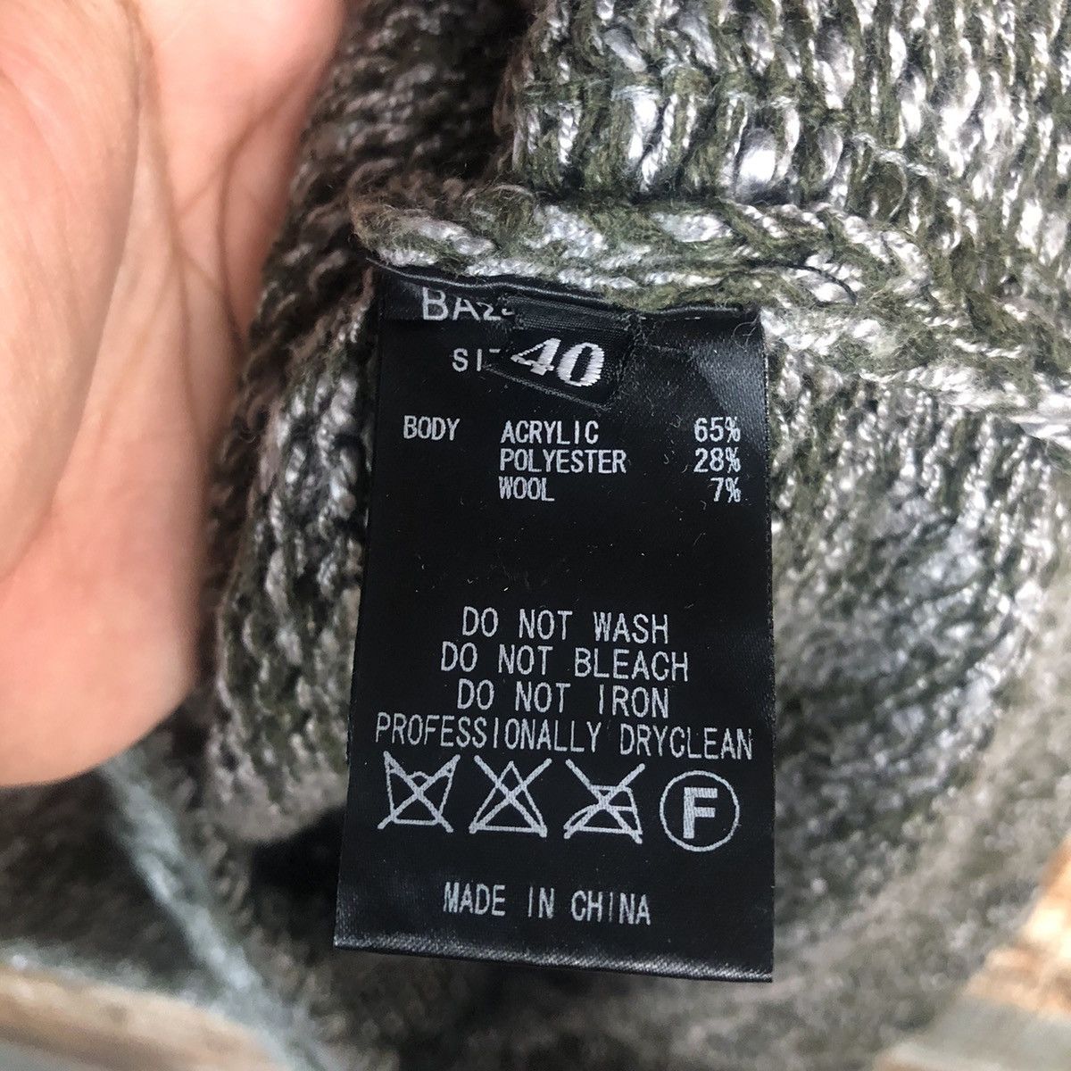 Homespun Knitwear × NANO universe DL Nano Universe Gray Cardigan Knitwer #C542 Size S / US 4 / IT 40 - 12 Thumbnail