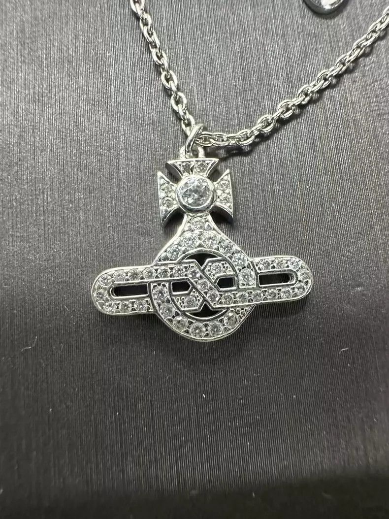 Vivienne Westwood Vivienne Westwood Saturn necklace Size ONE SIZE - 2 Thumbnail