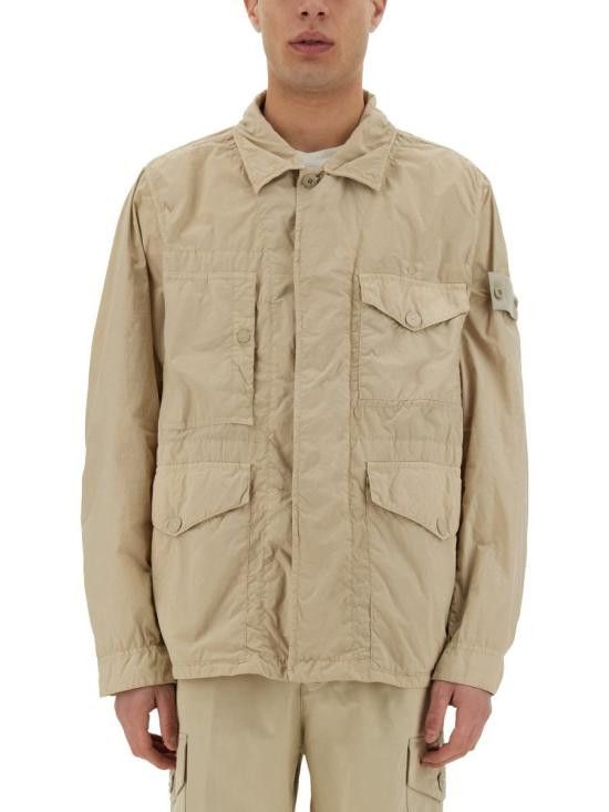 Stone Island STONE ISLAND Men Jacket 4100033 S00F6V0090 Beige Size US XL / EU 56 / 4 - 1 Thumbnail