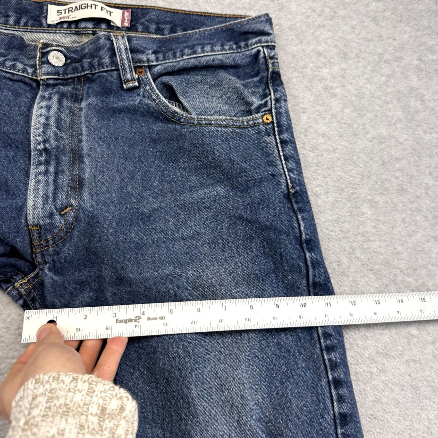 Levi's VINTAGE Levi's 505 Jeans Mens 34x29 Regular Straight Distressed Y2K USA Grunge Size US 34 / EU 50 - 7 Thumbnail