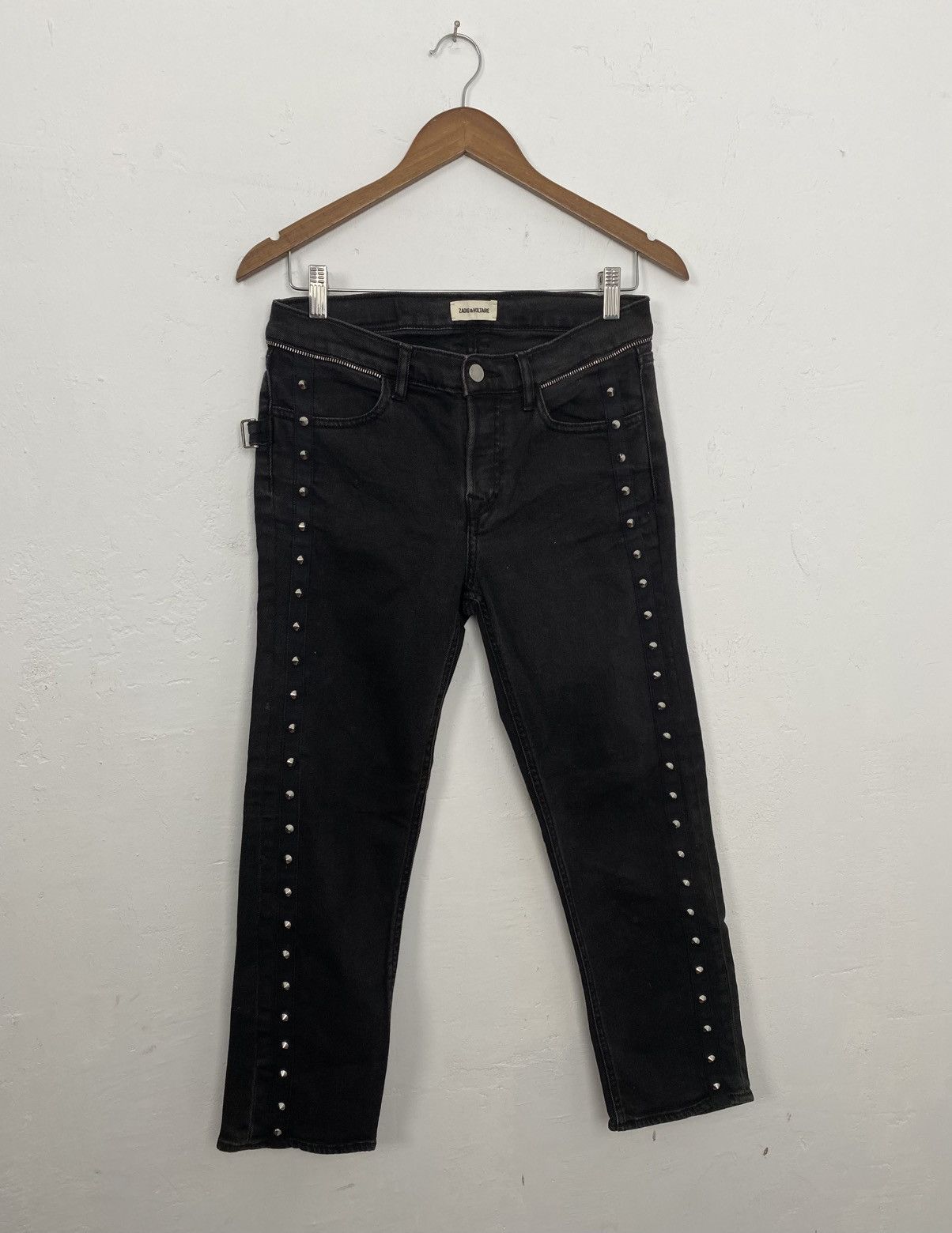 Zadig & Voltaire Zadig & Voltaire studded Elios Spikes denim Size US 30 / EU 46 - 3 Thumbnail