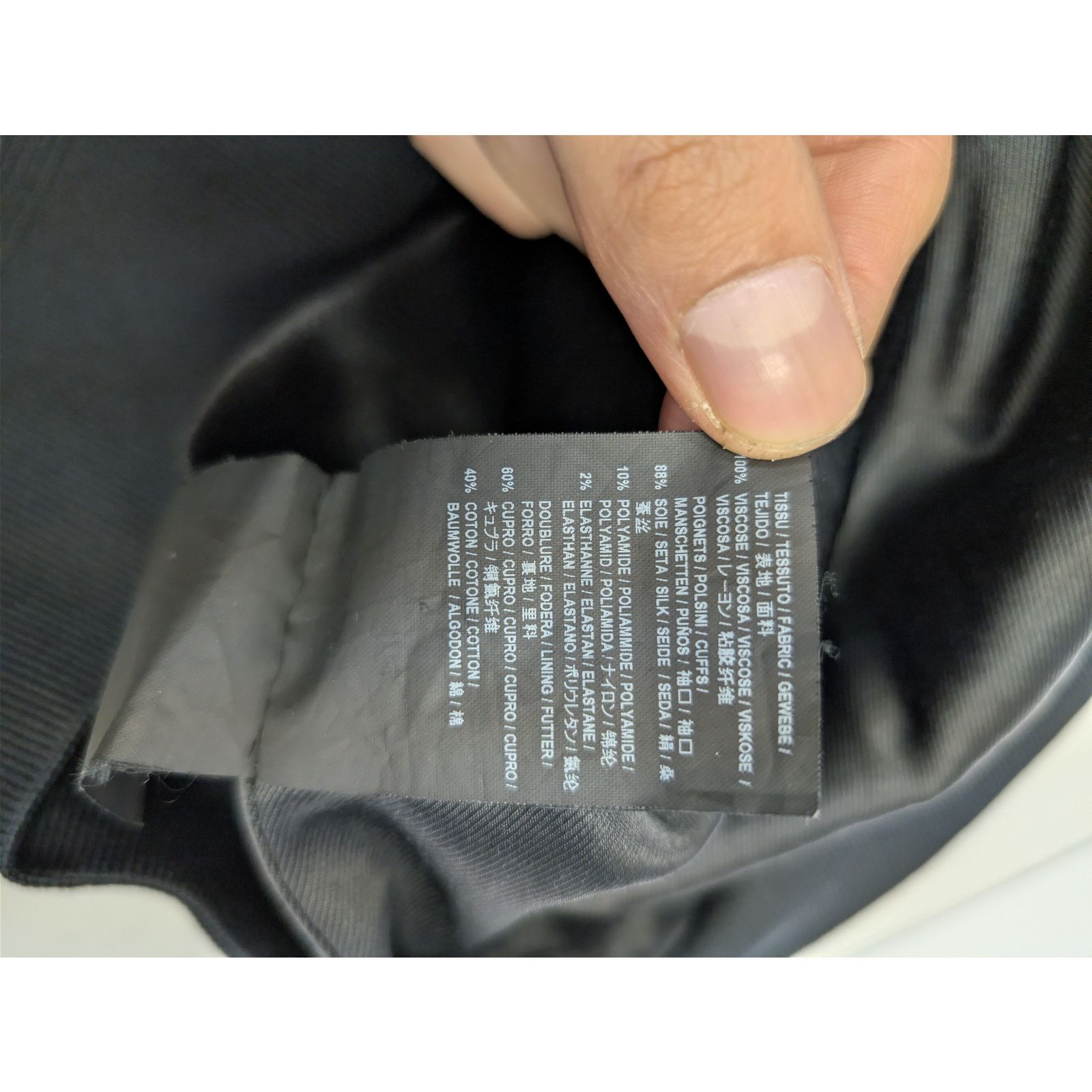 Saint Laurent Paris o1rshd1 CC20 "Moonlight on the Water" teddy jacket in black Size US M / EU 48-50 / 2 - 18 Thumbnail