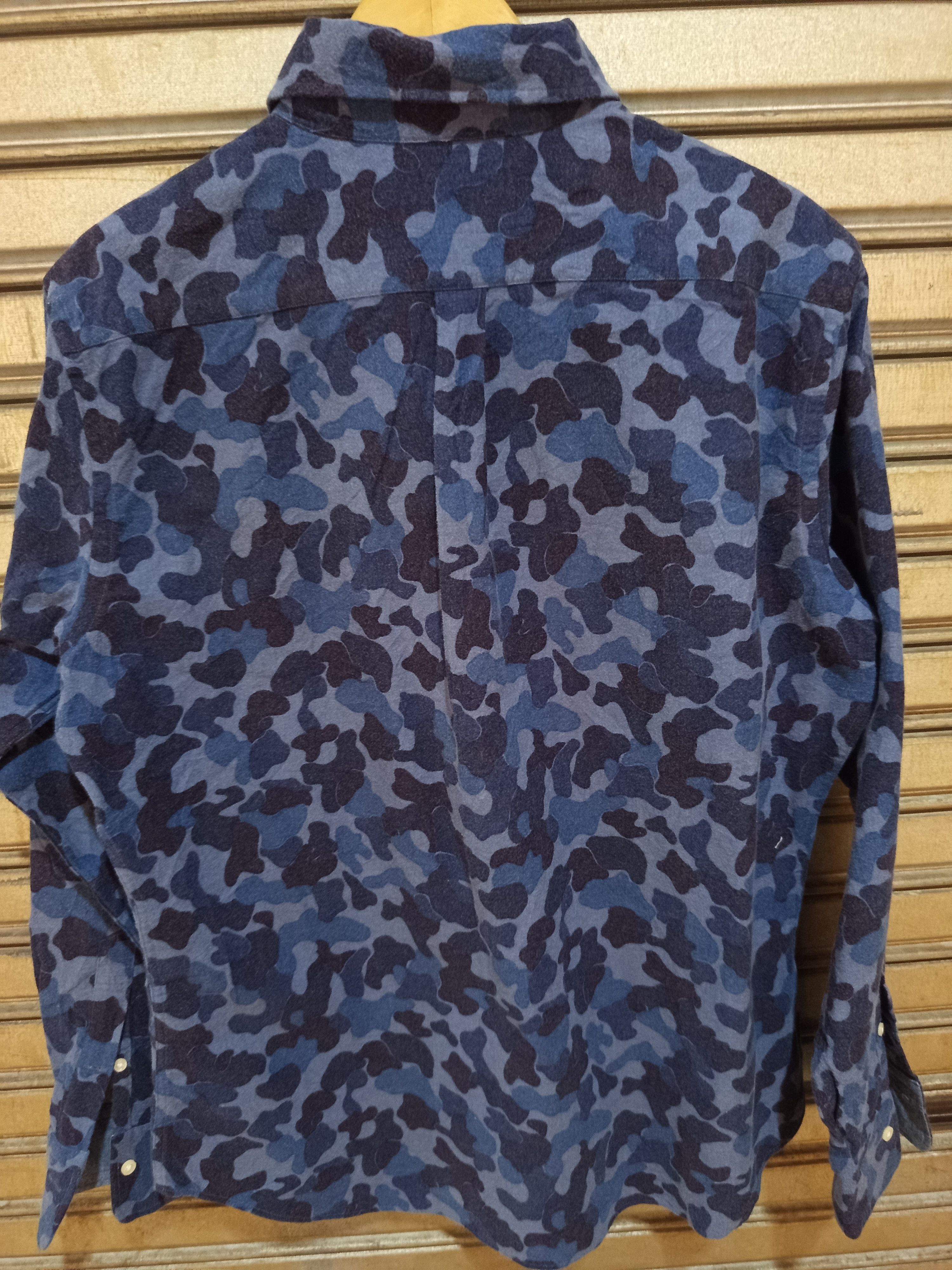 Psycho Bunny Psycho Bunny Camouflage Button Down Shirt Robert Godley Size US XL / EU 56 / 4 - 7 Thumbnail