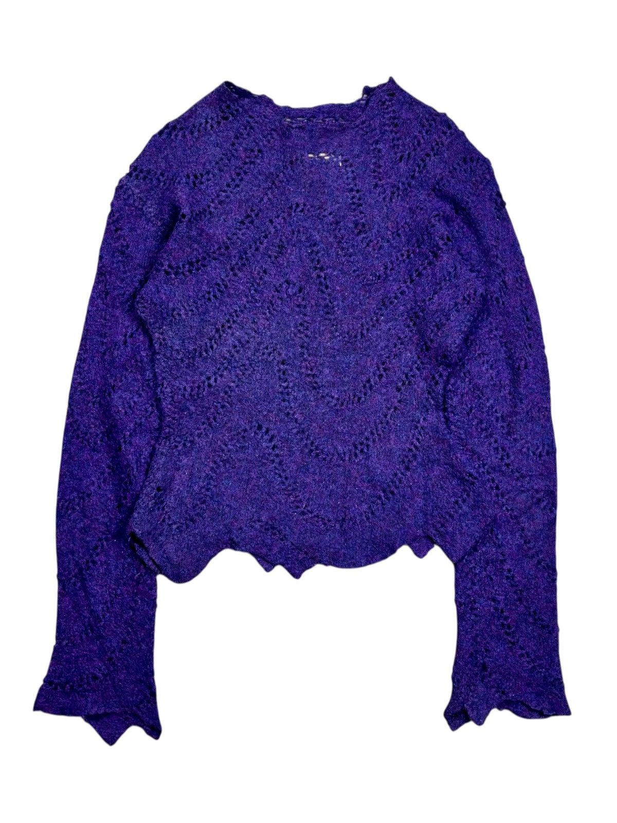 Yasuyuki Ishii Archive Yoshiki Hisniuma - Raw Knitted Top Size US M / EU 48-50 / 2 - 1 Thumbnail