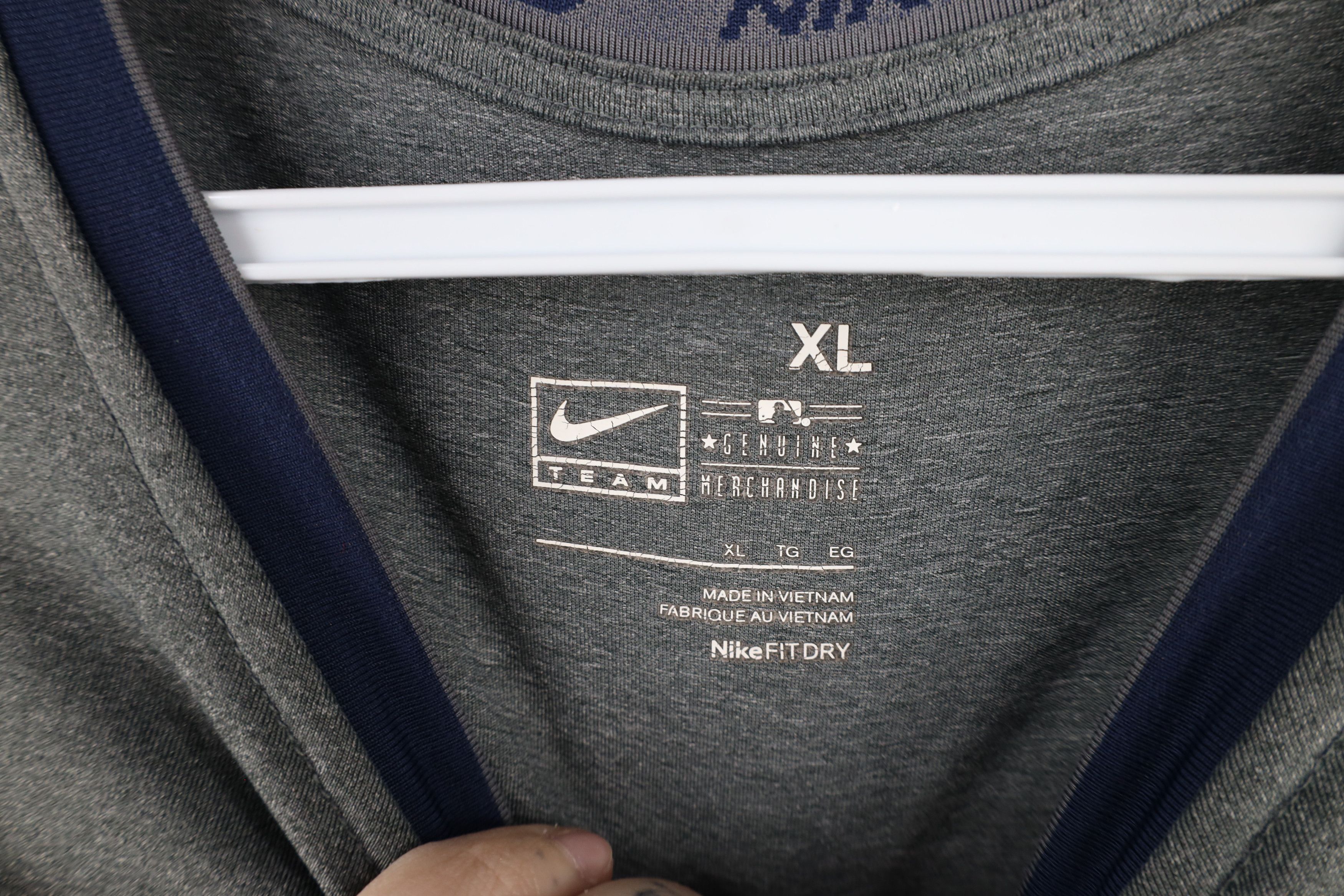 Nike × Vintage Nike Pro Compression Detroit Tigers Long Sleeve T-Shirt Size US XL / EU 56 / 4 - 7 Thumbnail