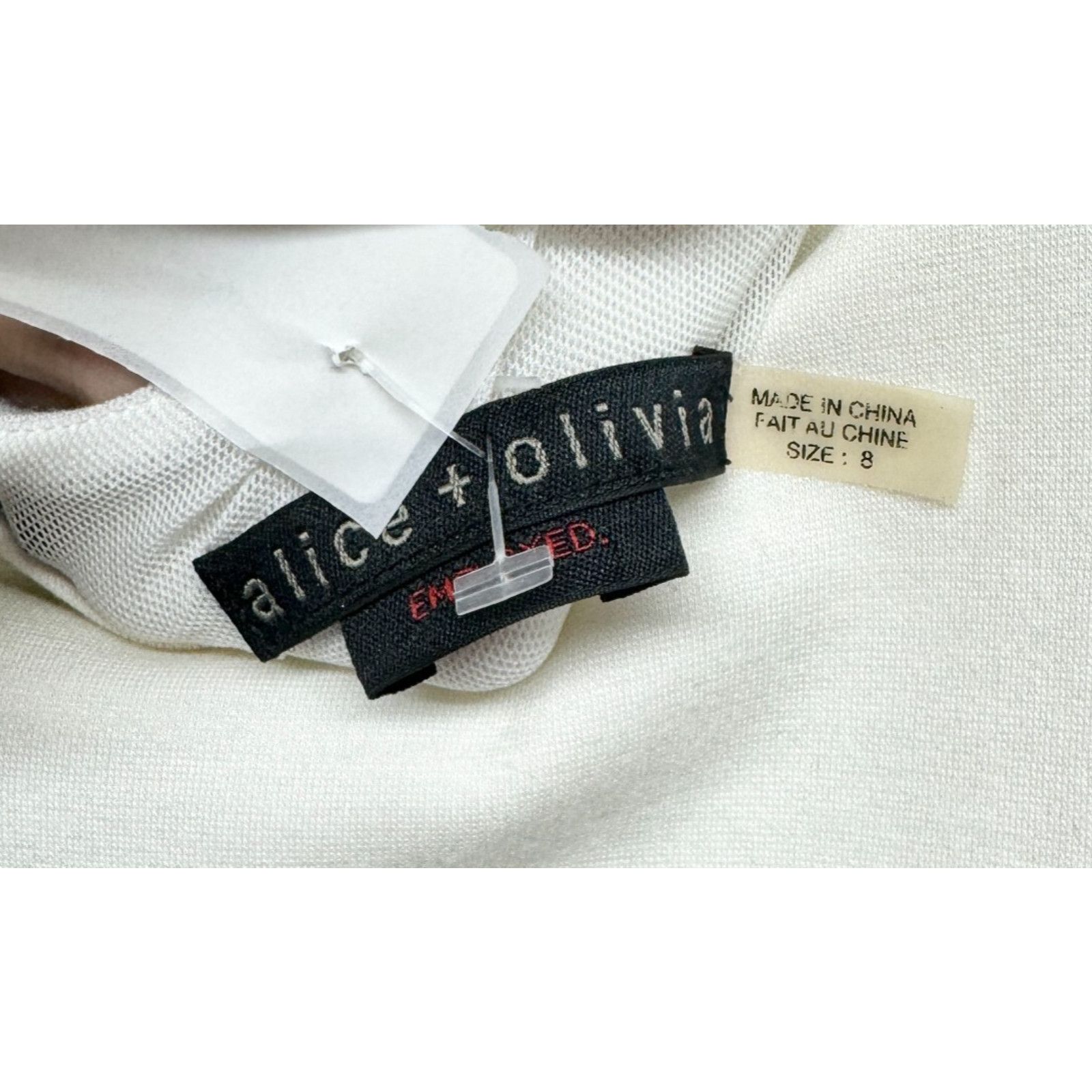 Alice + Olivia Alice + Olivia Dress 8 Black Harris Peplum Mini Sleeveless Size M / US 6-8 / IT 42-44 - 2 Thumbnail