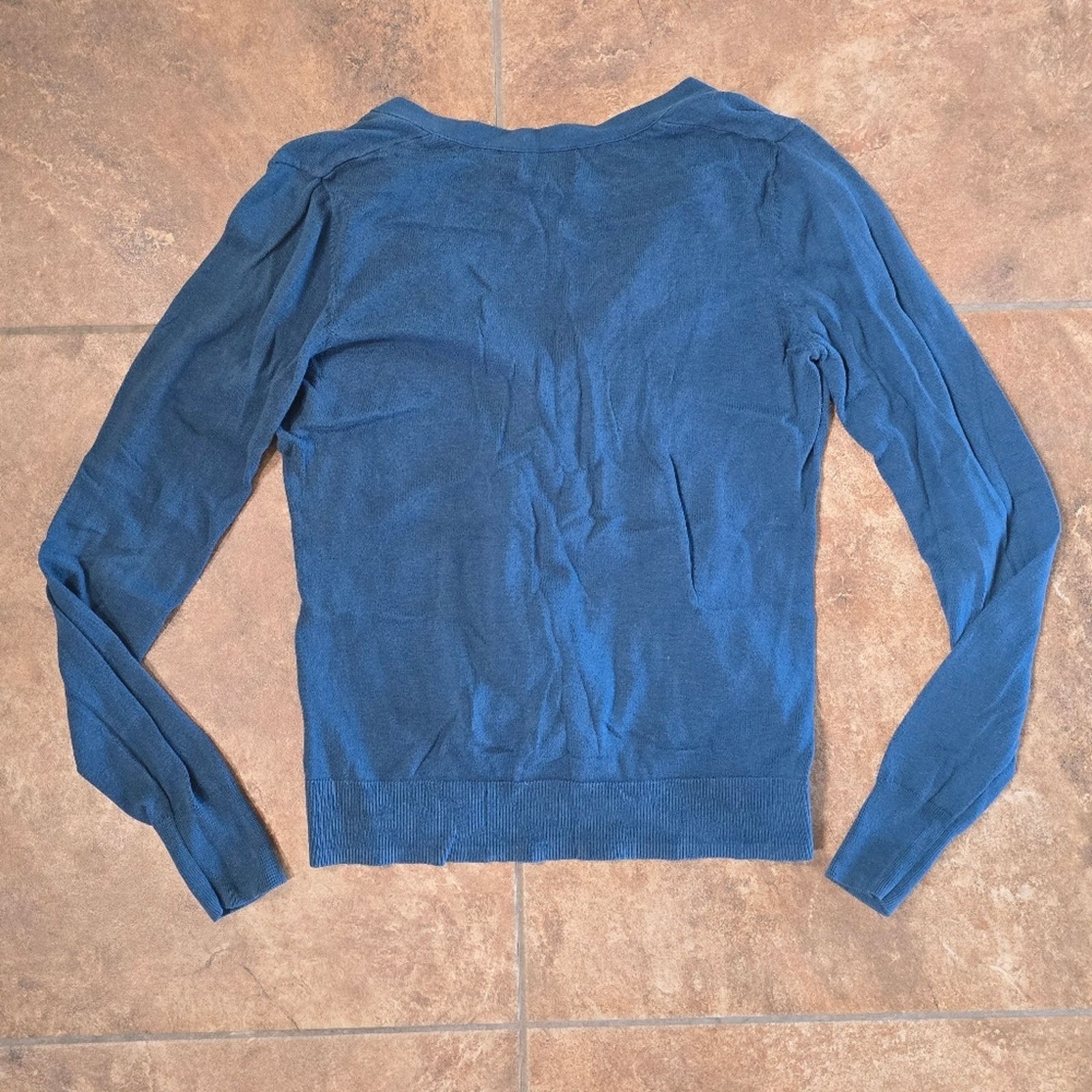 Old Navy Blue Teal | OLD NAVY | Button Down Cardigan Size S / US 4 / IT 40 - 2 Thumbnail