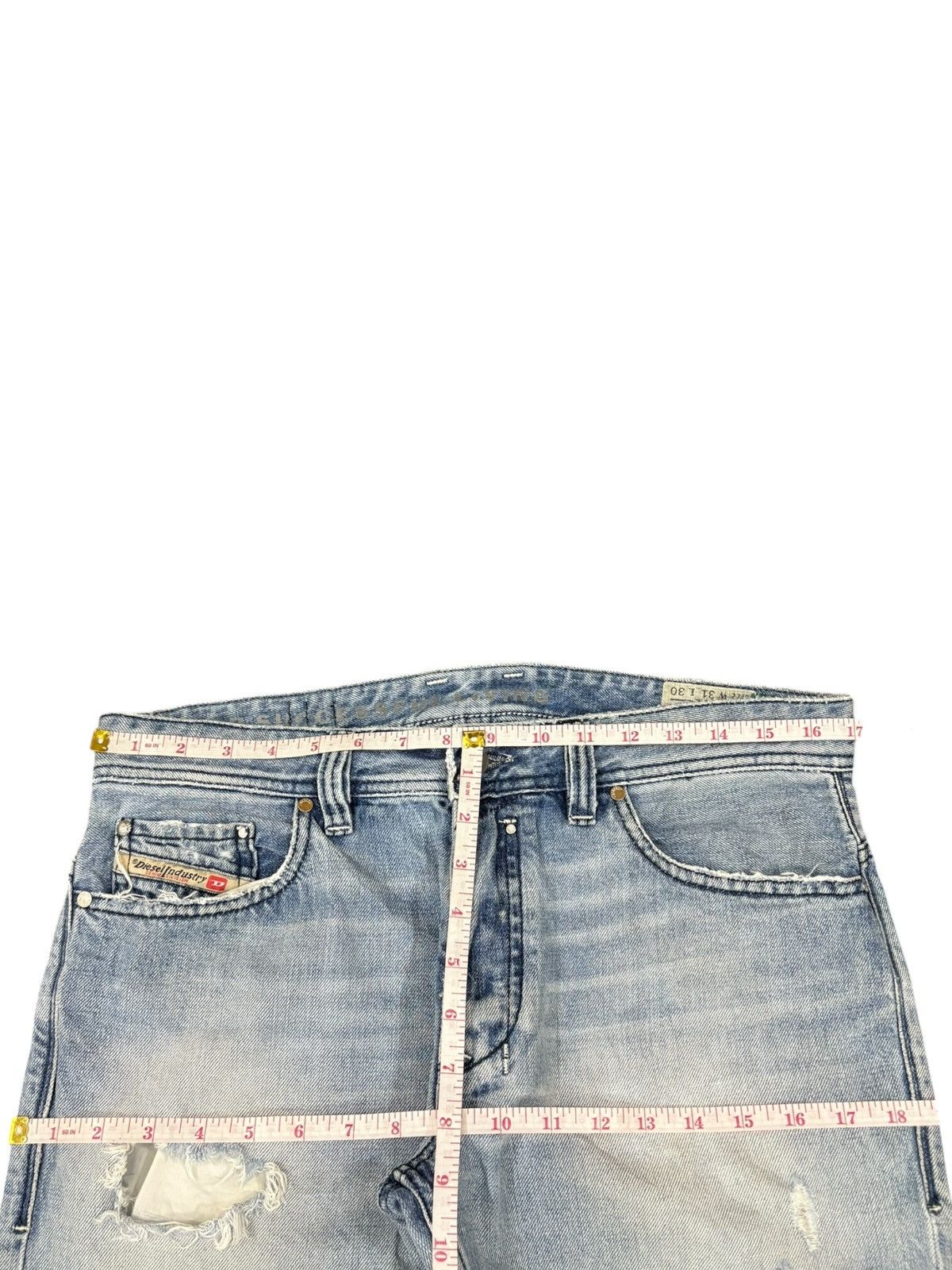 Other Vintage Italy Diesel Safado Faded Wash Distress Loose Jeans Size US 34 / EU 50 - 10 Thumbnail