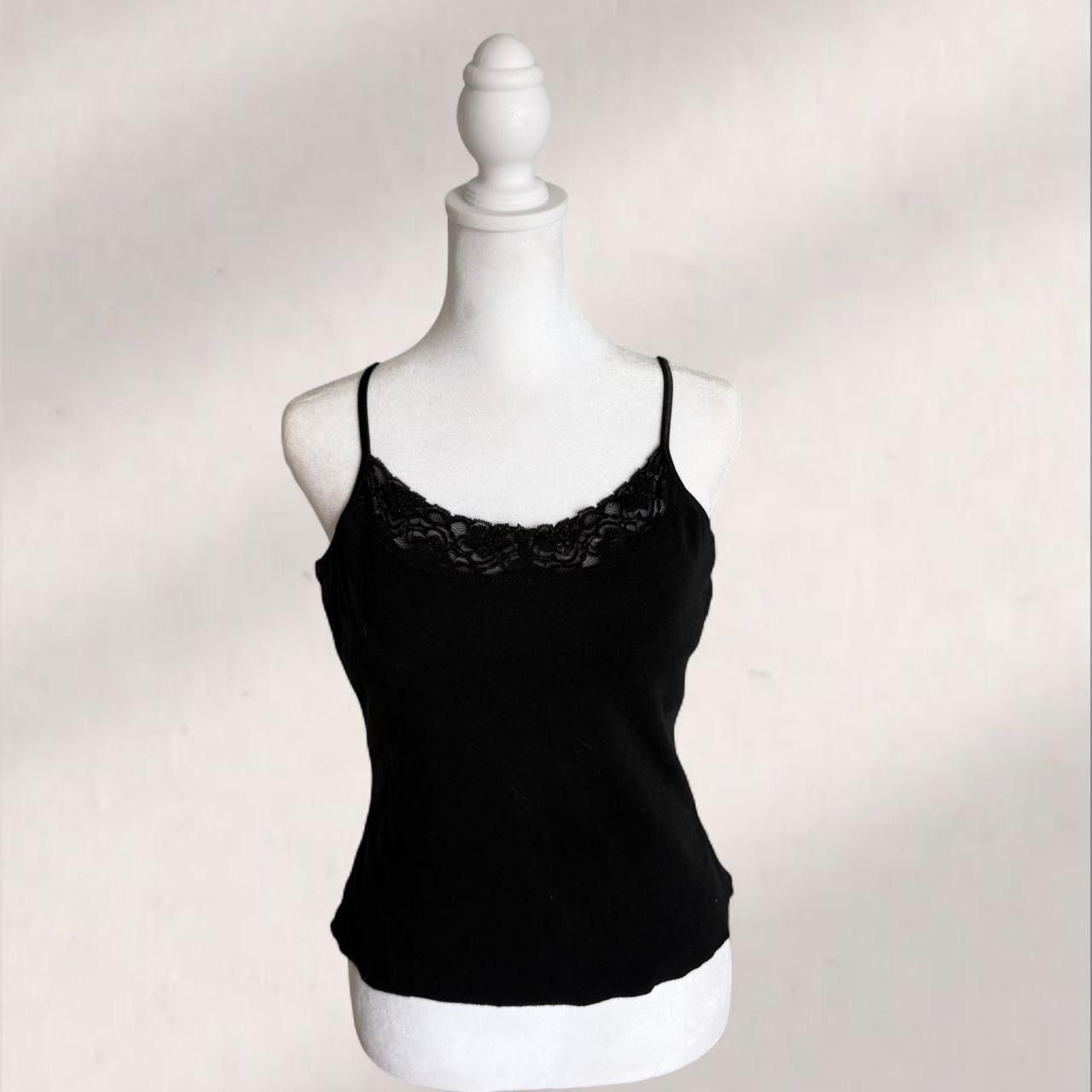 Energie Y2K Energie black lace cami top Size XL #goth #lace Size XL / US 12-14 / IT 48-50 - 1 Thumbnail