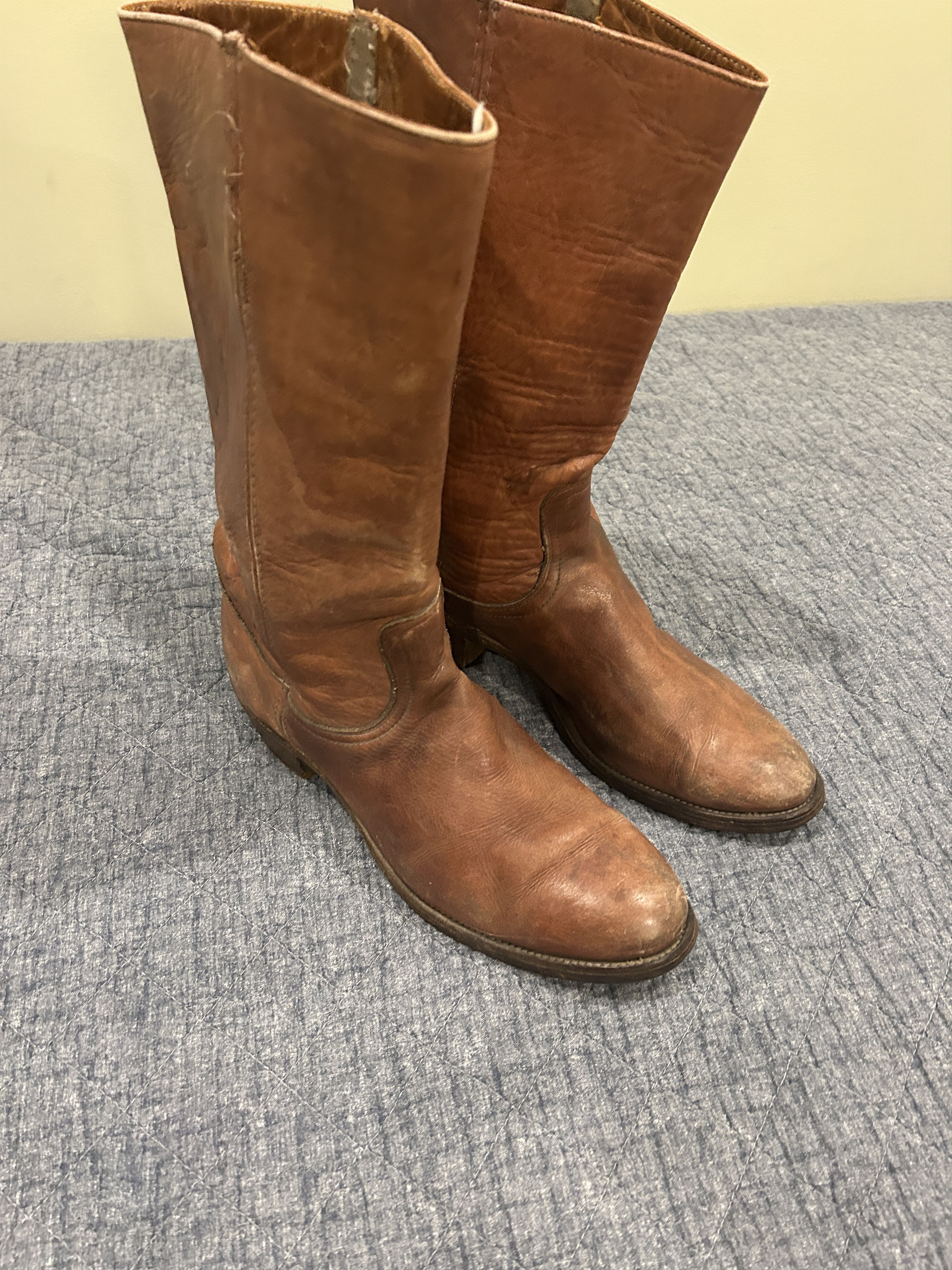 Frye Frye Boots - Vintage from 1970s - size 9.5-10 Size US 9.5 / EU 42-43 - 1 Thumbnail