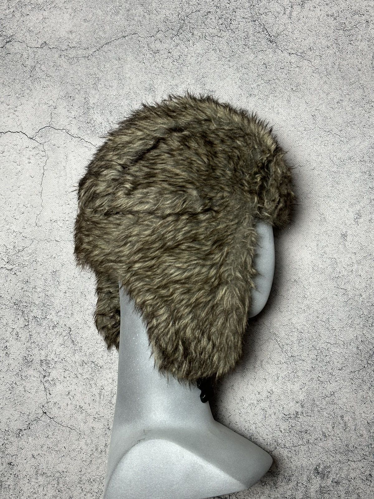 Hysteric Glamour Vintage Y2K Fuzzy Ushanka Beanie Hat Mohair Faux Fur Size ONE SIZE - 3 Thumbnail