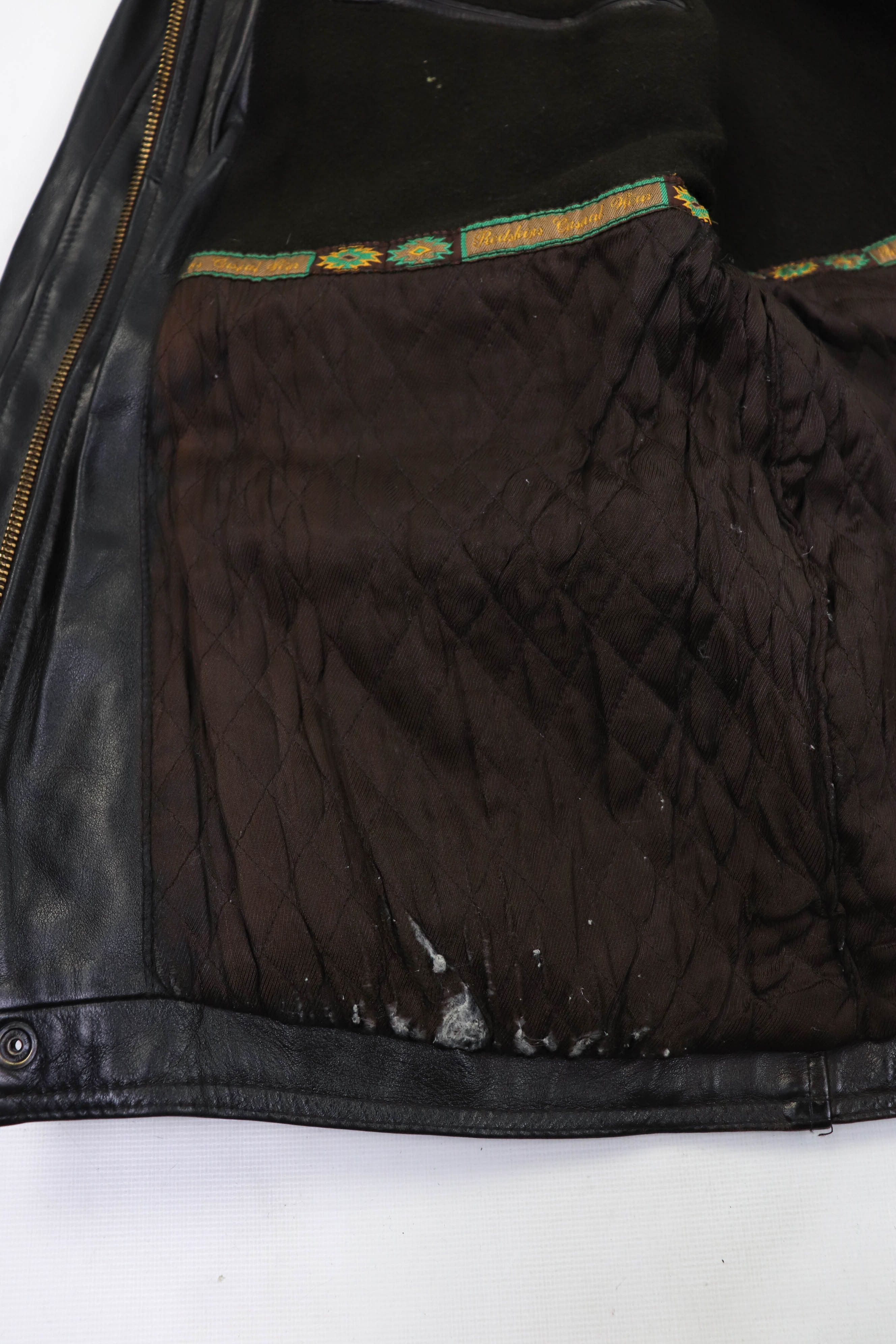 NFL 90s Vintage REDSKINS Black Heavy Leather Jacket Parka Size US L / EU 52-54 / 3 - 17 Thumbnail