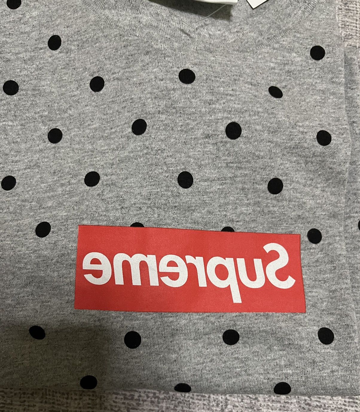 Comme des Garcons Supreme cdg box logo tee polka dot T-shirt Size US S / EU 44-46 / 1 - 5 Thumbnail