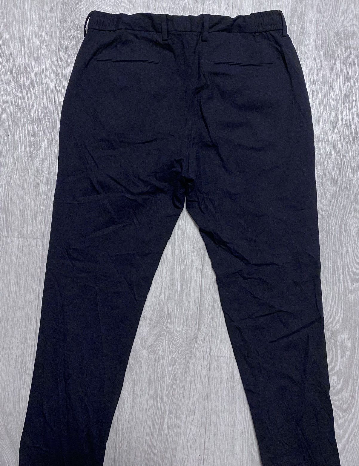 These Glory Days These Glory Days T Ollie Pants Drawstring Black Wool Trouser Size US 32 / EU 48 - 22 Thumbnail