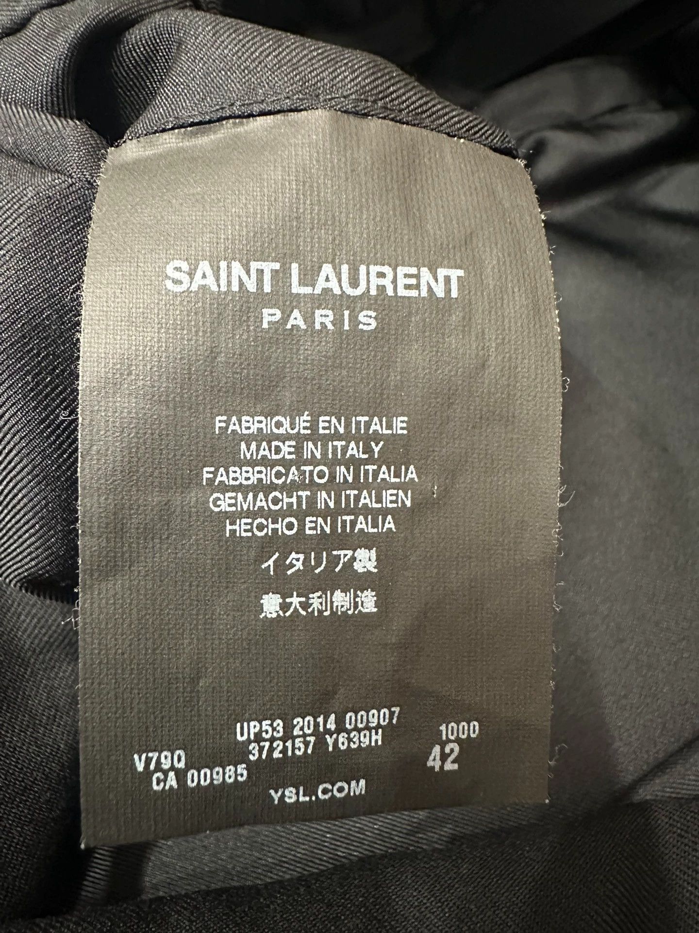 Saint Laurent Paris Saint Laurent SLP 15SS Poppy Runway Suit Size 42R - 7 Thumbnail