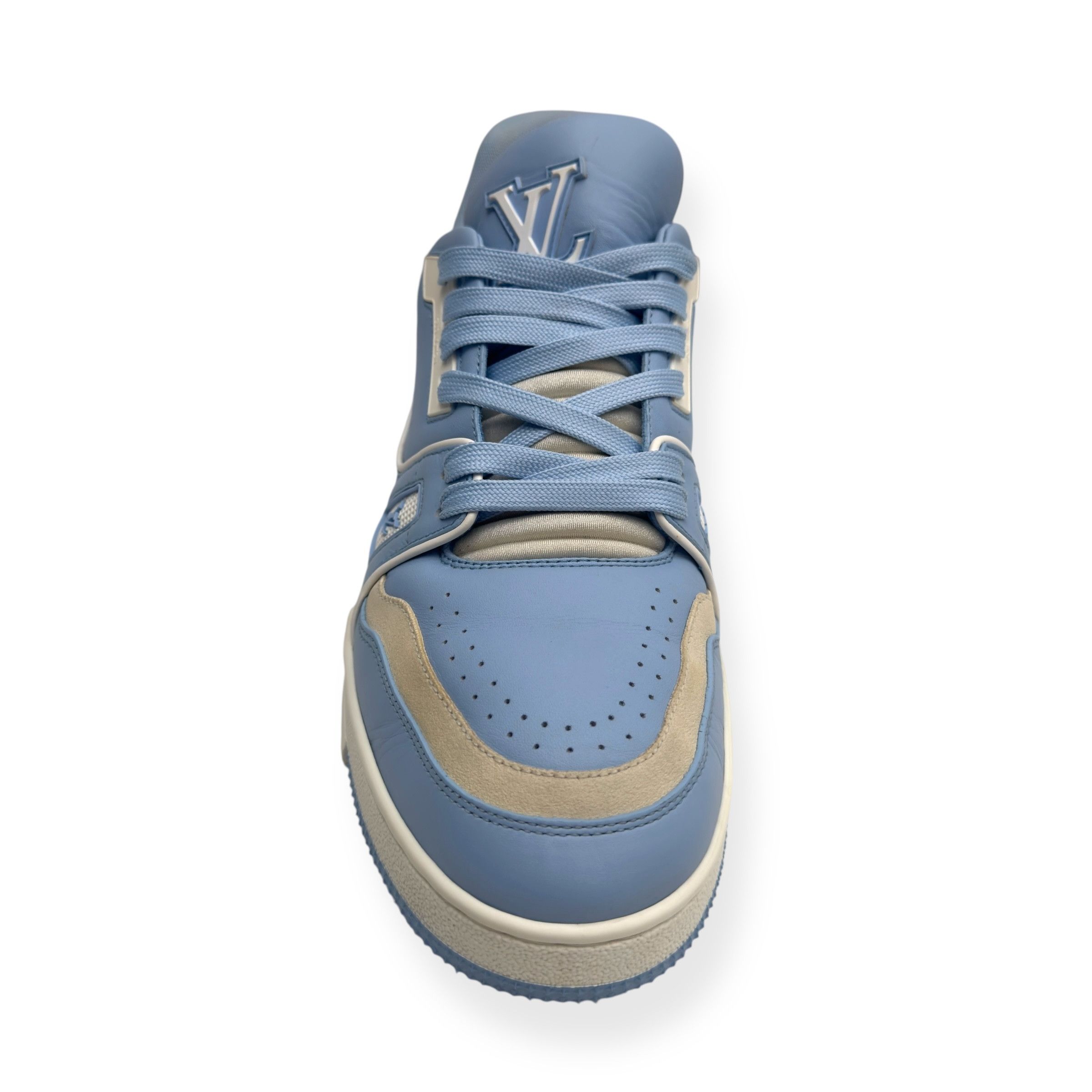 Louis Vuitton LOUIS VUITTON LV TRAINER BABY BLUE / WHITE UK Size US 8 / EU 41 - 2 Thumbnail