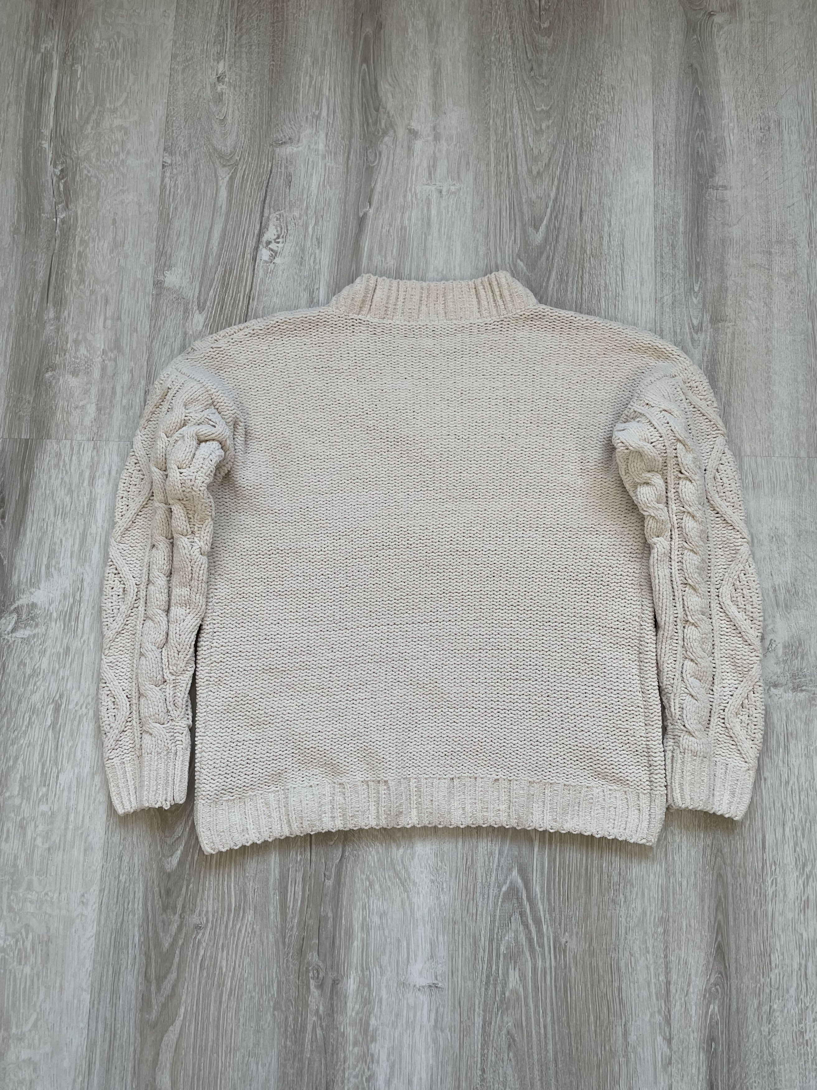 Other Vintage Y2K V neck Fisherman Knit Sweater Size US S / EU 44-46 / 1 - 4 Thumbnail