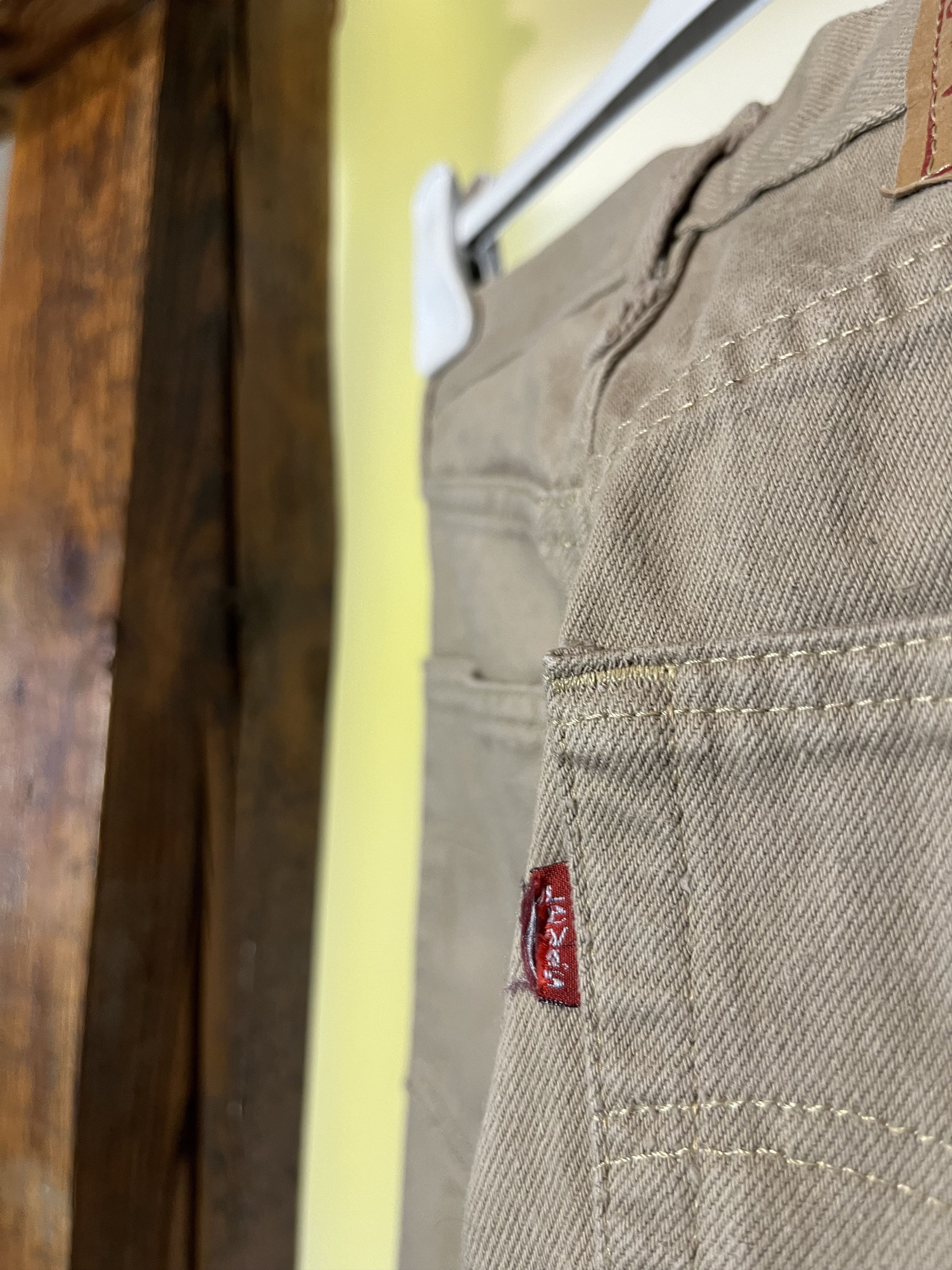 Levi's × Levi's Vintage Clothing × Vintage 1993 Vintage Levis 501 Made in USA Beige W29 L32 Size 28" / US 6 / IT 42 - 5 Thumbnail
