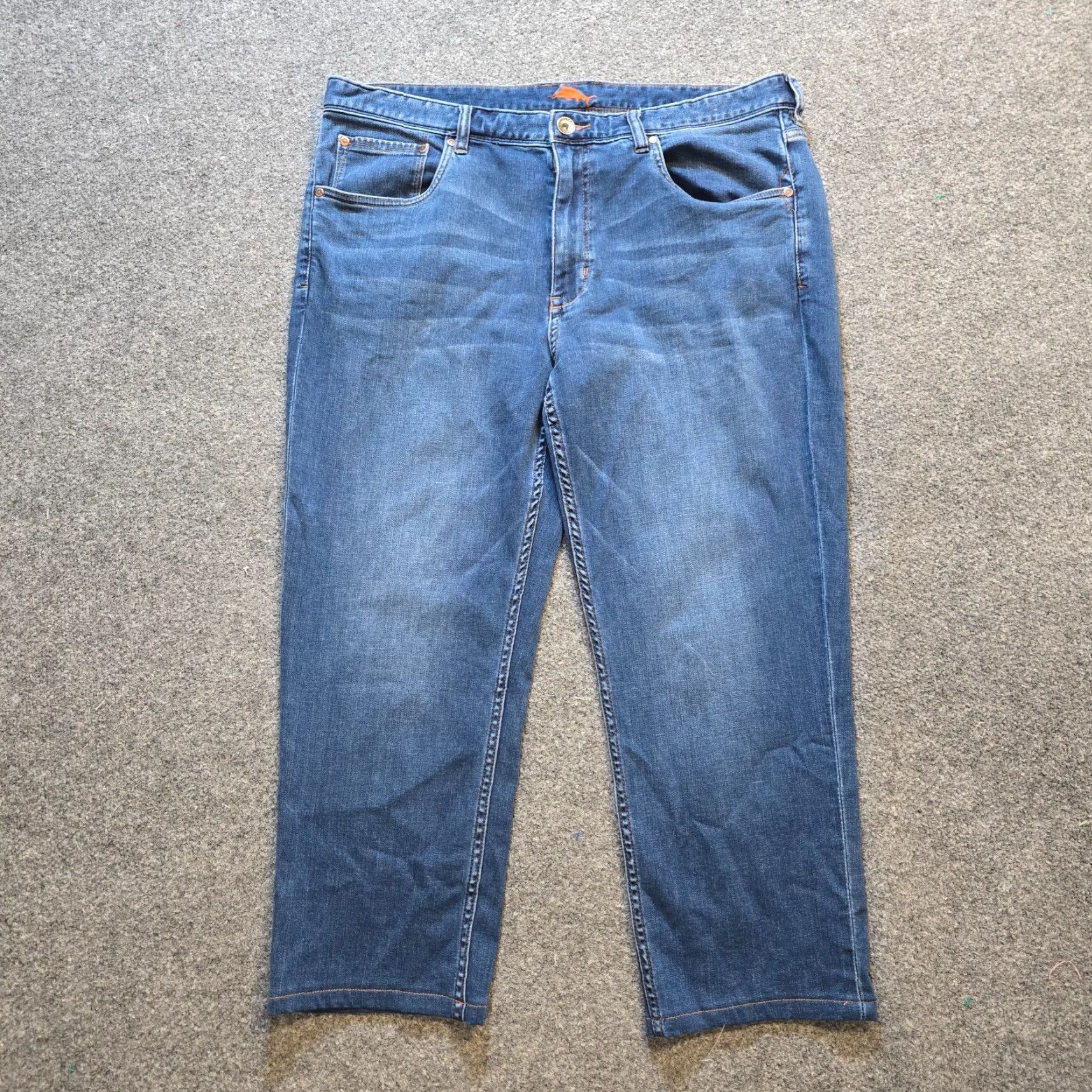 Tommy Bahama Tommy Bahama Jeans Mens 40X26 Blue Denim Straight Regular Rise 26 Inseam Medium Wash Casual Capsule Mens Jeans Size US 40 / EU 56 - 2 Thumbnail