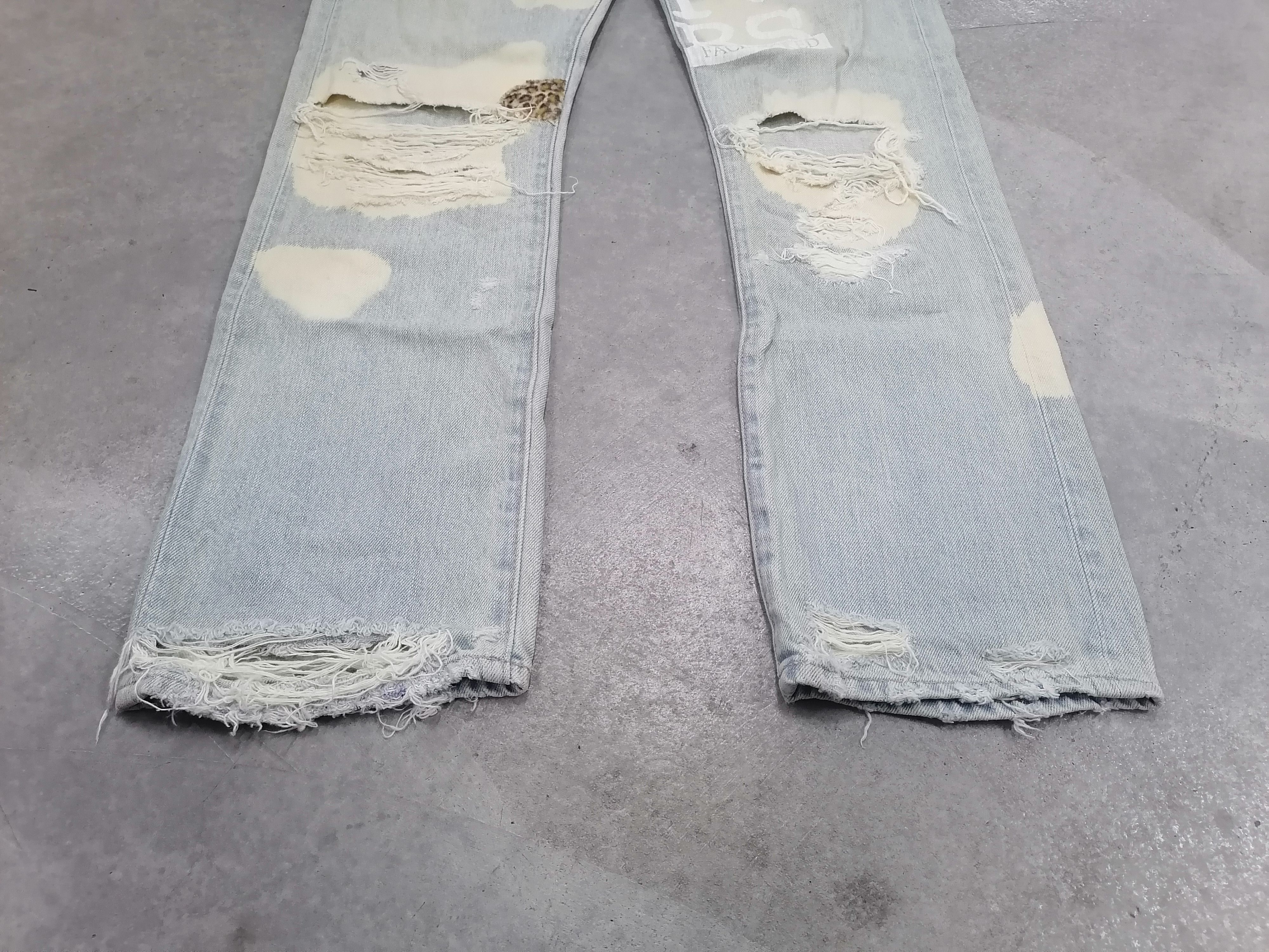 If Six Was Nine × Japanese Brand Destroy Jeans RNA Distressed Denim Pants Size US 29 - 3 Thumbnail