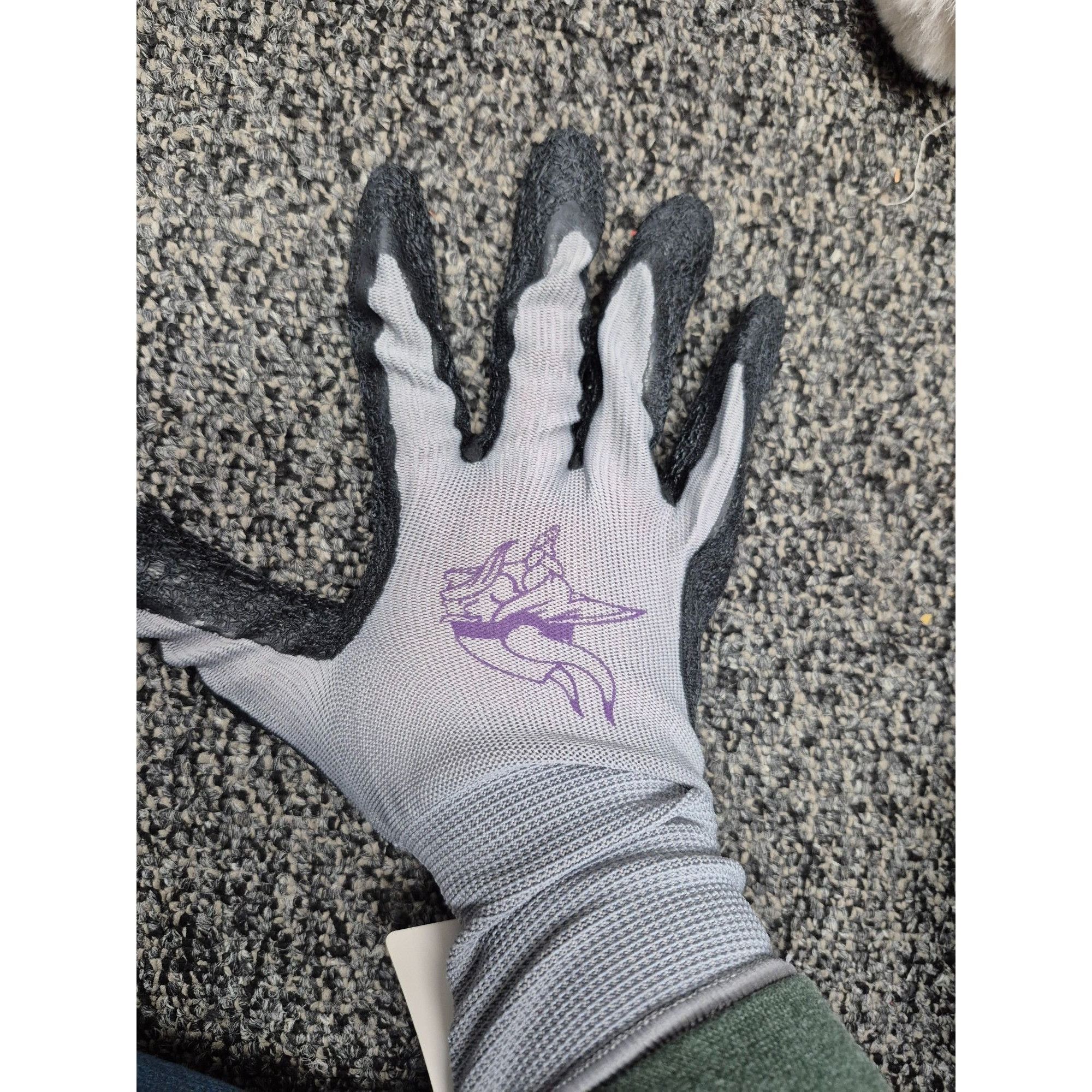 NFL Minnesota Vikings NFL Work Gloves The Gripper One Size Size ONE SIZE - 1 Thumbnail