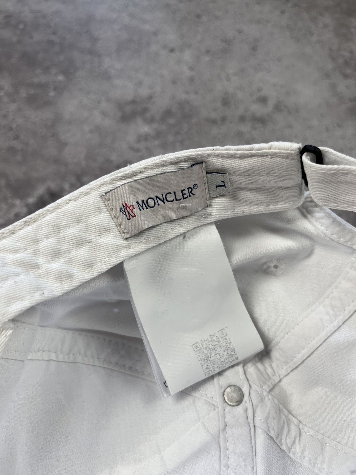 Moncler Moncler Beretto Cap White One Size Size ONE SIZE - 3 Thumbnail