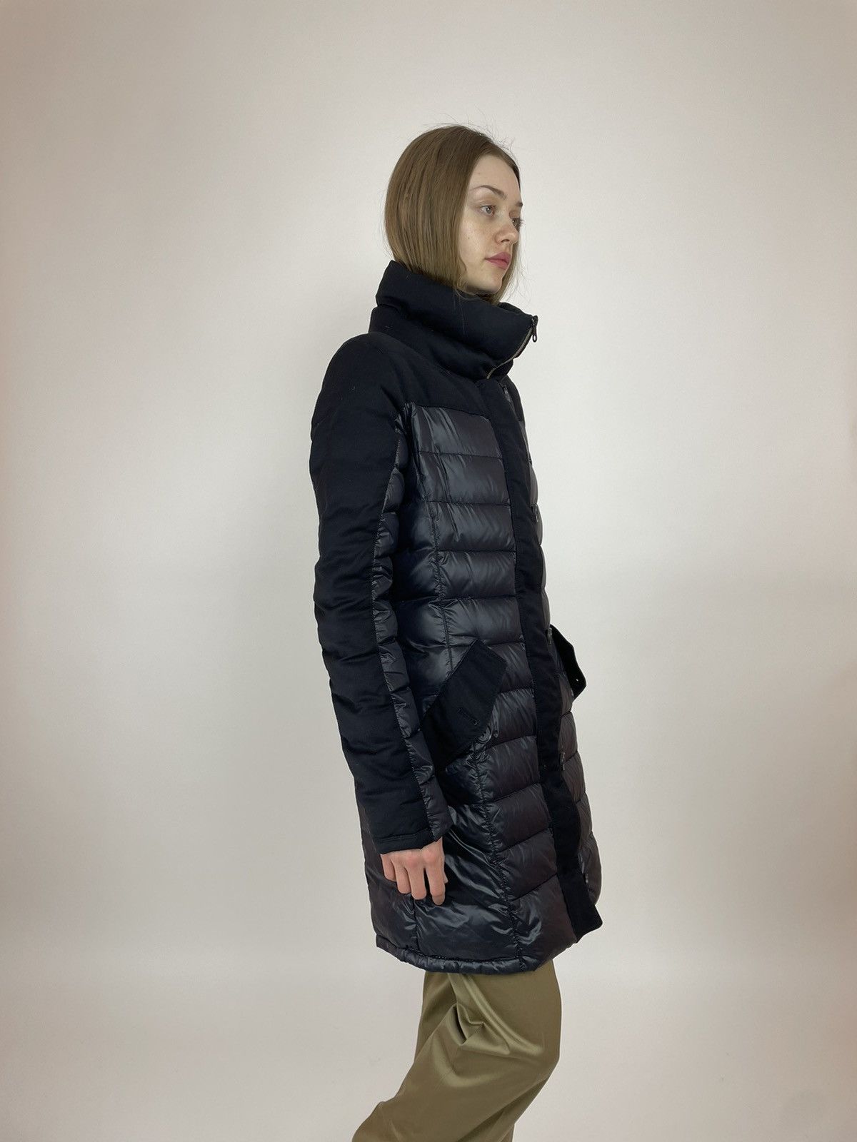 Duvetica DUVETICA Women's Black Down Coat Puffer luxe Jacket Size 44 Size M / US 6-8 / IT 42-44 - 4 Thumbnail