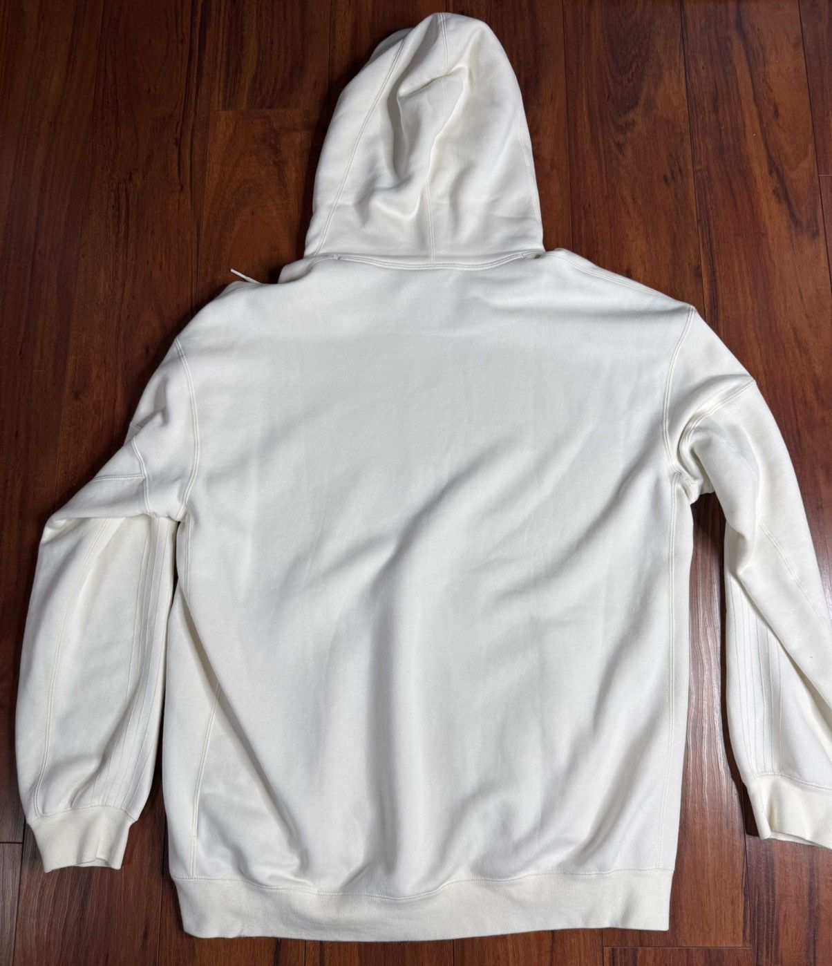 Adidas White Adidas Pullover Hoodie Size US XL / EU 56 / 4 - 2 Thumbnail