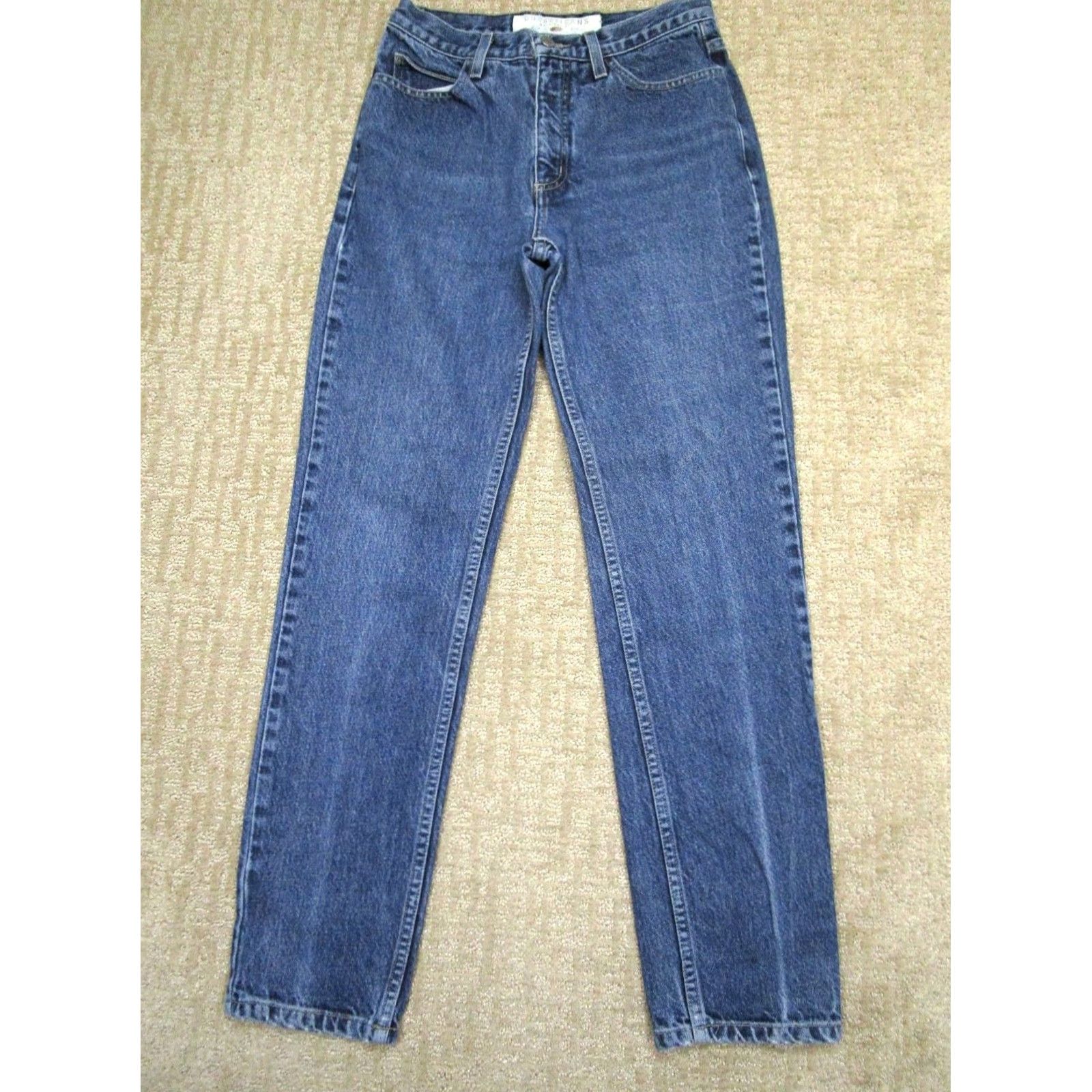 Guess VINTAGE GUESS Jeans Women 28 High Rise Tapered Denim Dark Wash 90s Size 28" / US 6 / IT 42 - 2 Thumbnail