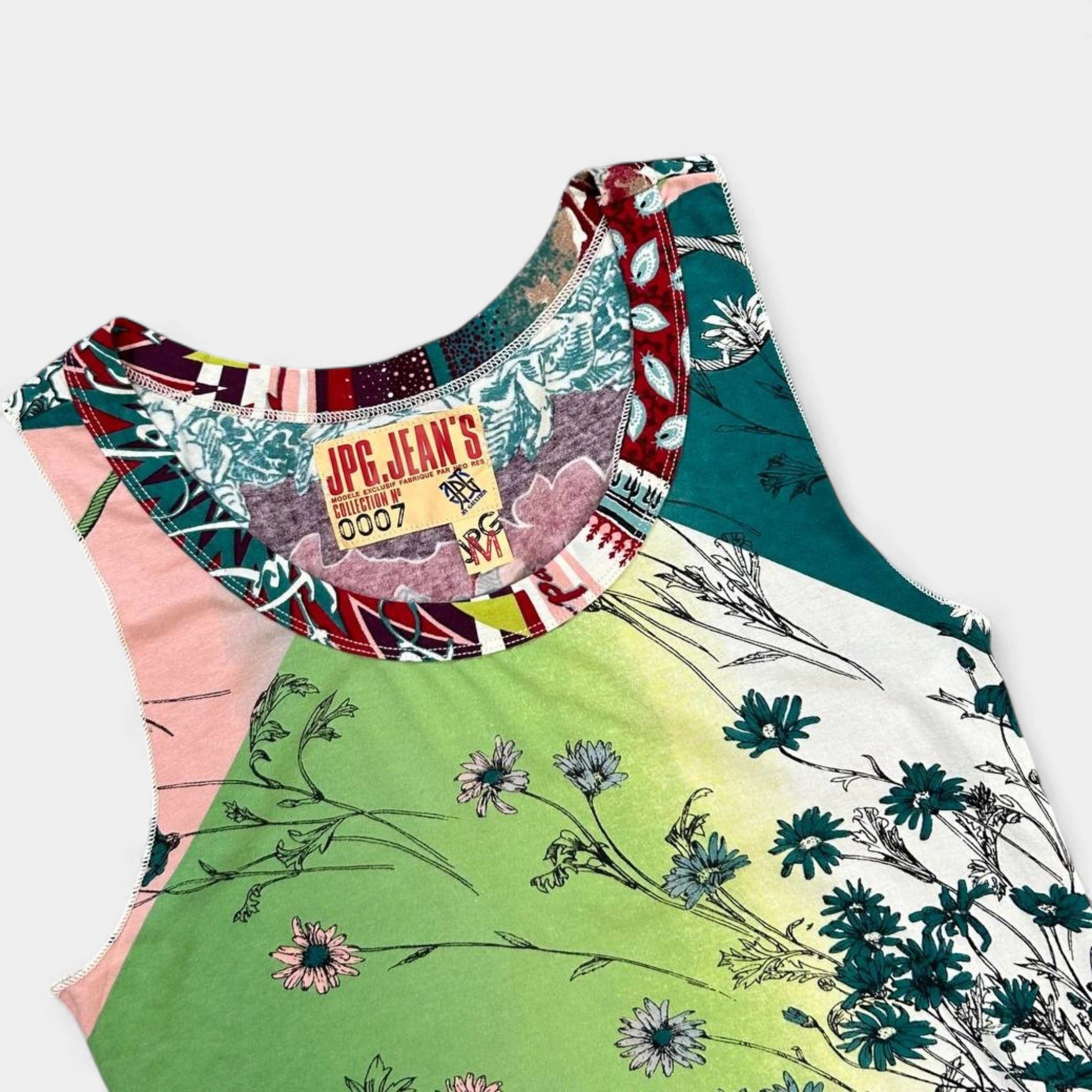 Jean Paul Gaultier Jean Paul Gaultier Floral Floral Tank Top Size M / US 6-8 / IT 42-44 - 2 Thumbnail