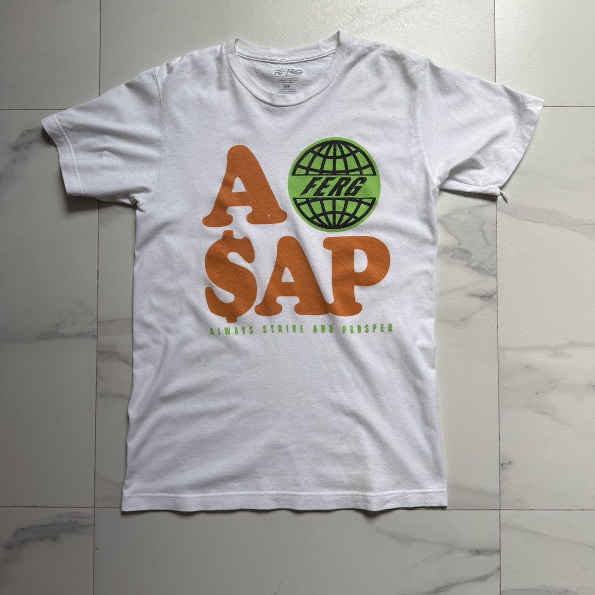Rap Tees A$AP Ferg Strive And Prosper T-Shirt Size US S / EU 44-46 / 1 - 2 Thumbnail