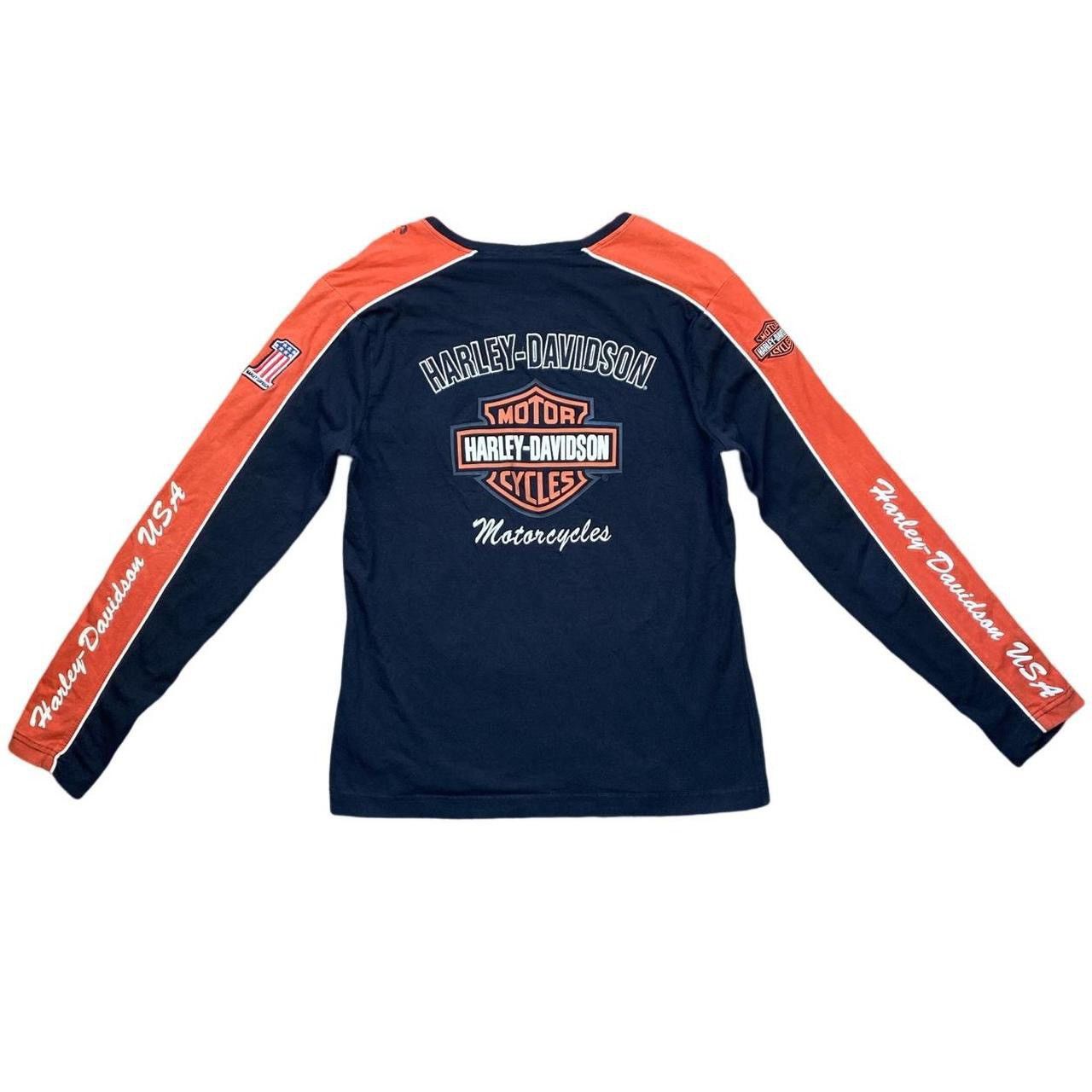 Harley Davidson × Vintage Vintage Harley Davidson Long sleeve shirt Size L / US 10 / IT 46 - 4 Thumbnail