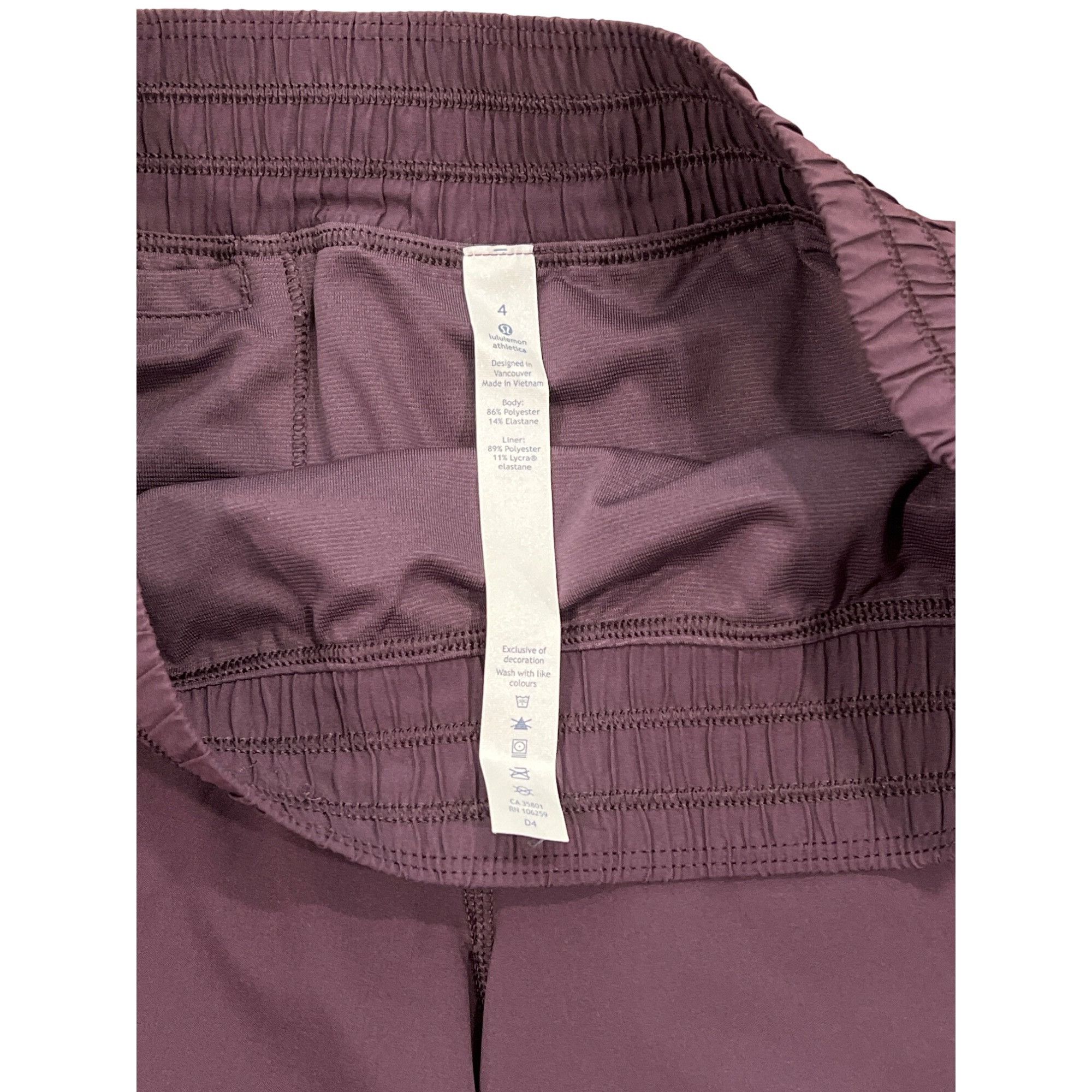 Lululemon Lululemon Seek The Heat Short II (2.5") Size 4 Black Currant Size 27" / US 4 / IT 40 - 7 Thumbnail