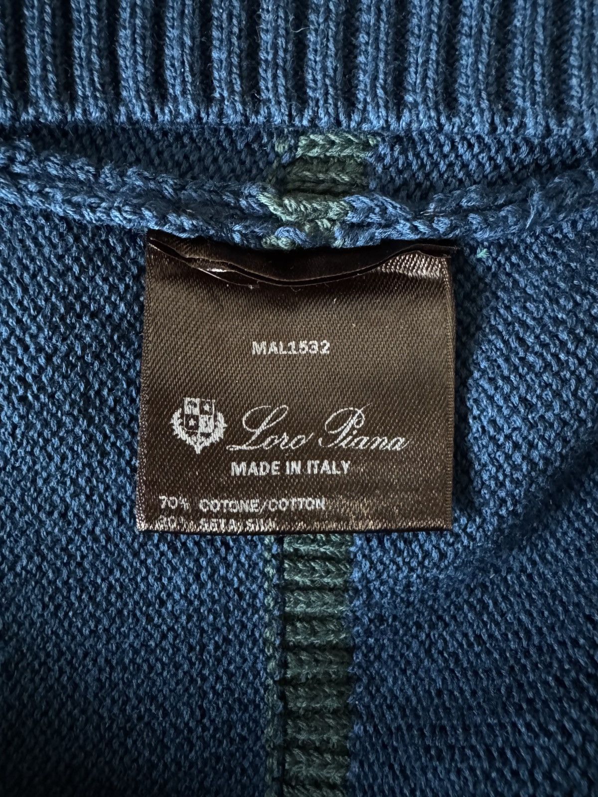 Loro Piana 🔥🔥 Loro Piana Girocollo Chilton Cotton Sweater Size US L / EU 52-54 / 3 - 7 Thumbnail