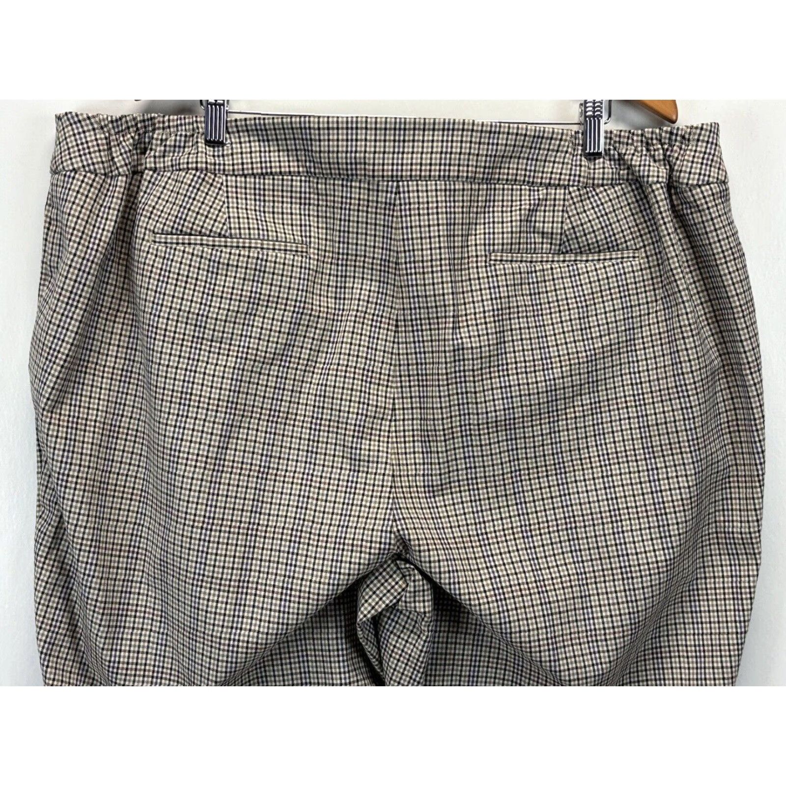Talbots NEW Talbots Chatham Plaid Ankle Pants 24W Plus Women's Career Stretch Multicolor Size 42" / US 20 - 4 Thumbnail