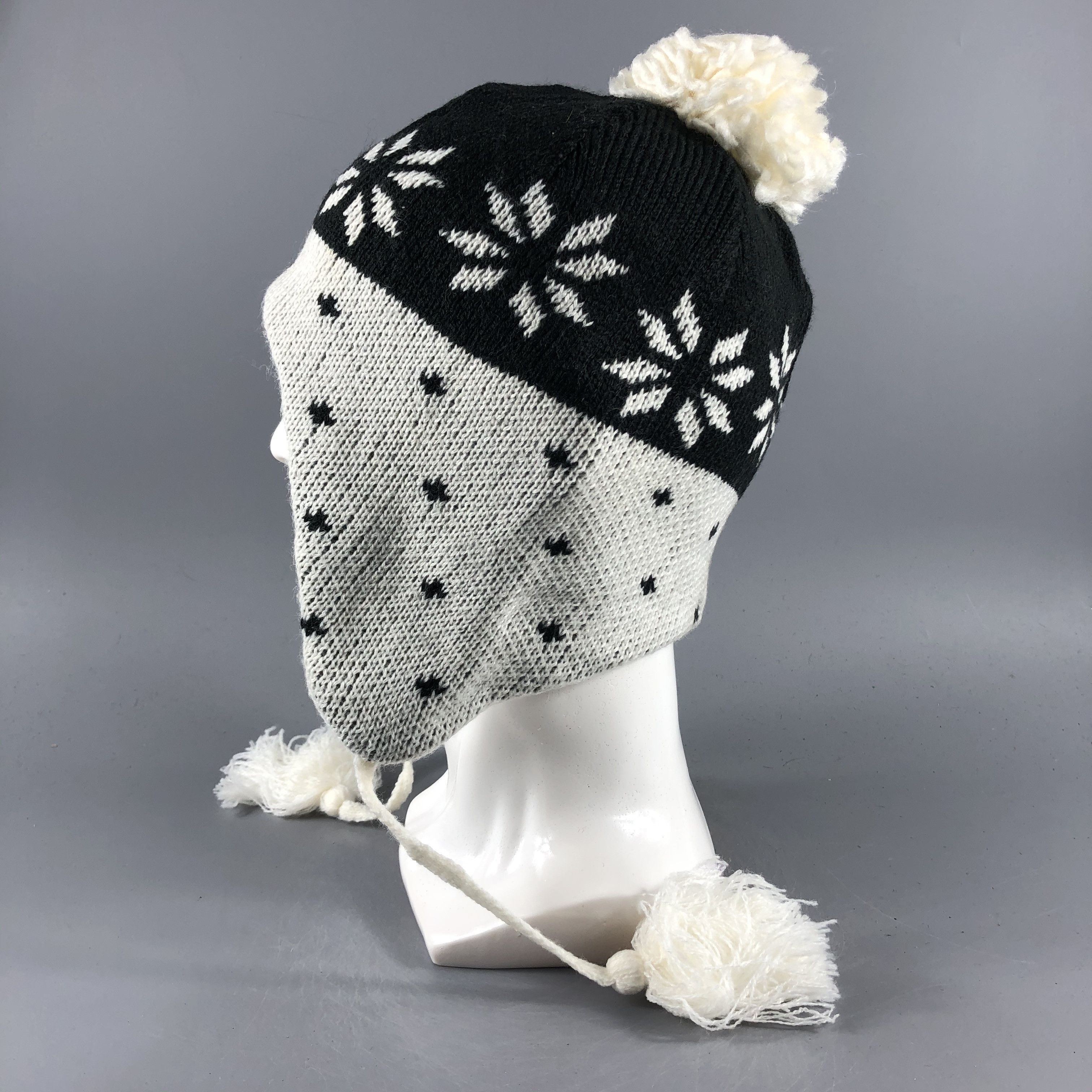 Japanese Brand × Vintage North Peak Ear Flap Hat Beanie Snow Hat Snow Cap -D531 Size ONE SIZE - 1 Thumbnail