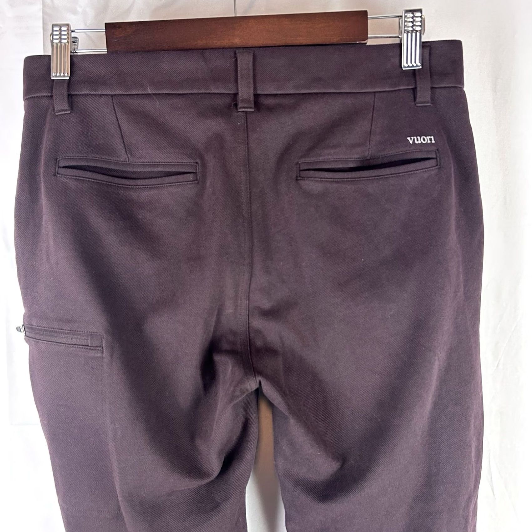 Vuori Vuori Everything Chino Pants Slim Straight Soft Stretch Plum Mens Size 33x30 Size US 30 / EU 46 - 7 Thumbnail