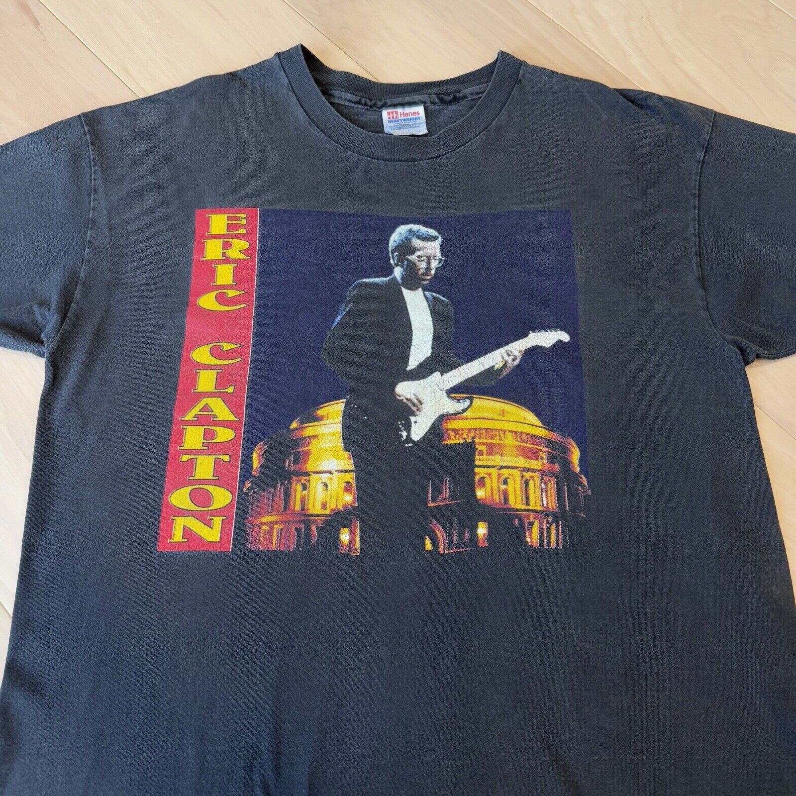 Band Tees × Vintage Vintage Eric Clapton Shirt XL Black 90s Rock Made in USA Size US XL / EU 56 / 4 - 3 Thumbnail