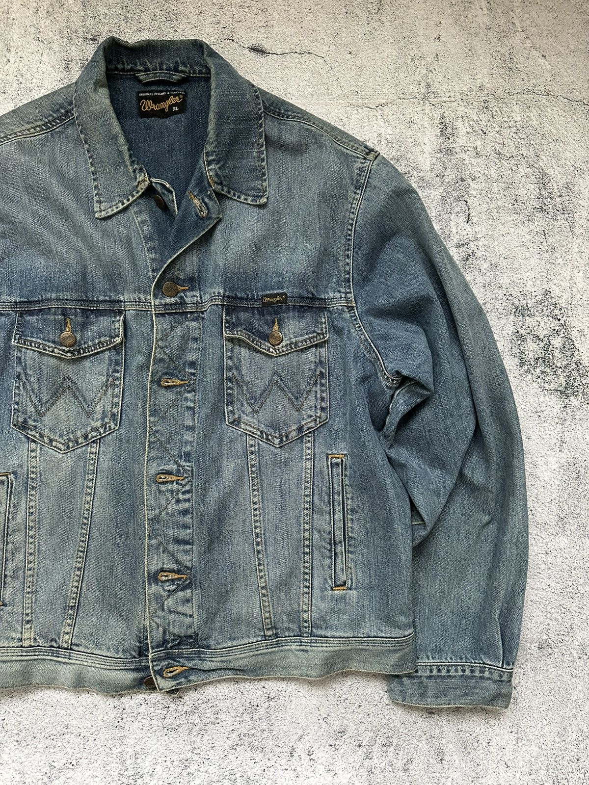 Wrangler Vintage Wrangler Denim Jacket Blue Xl Size Size US XL / EU 56 / 4 - 4 Thumbnail