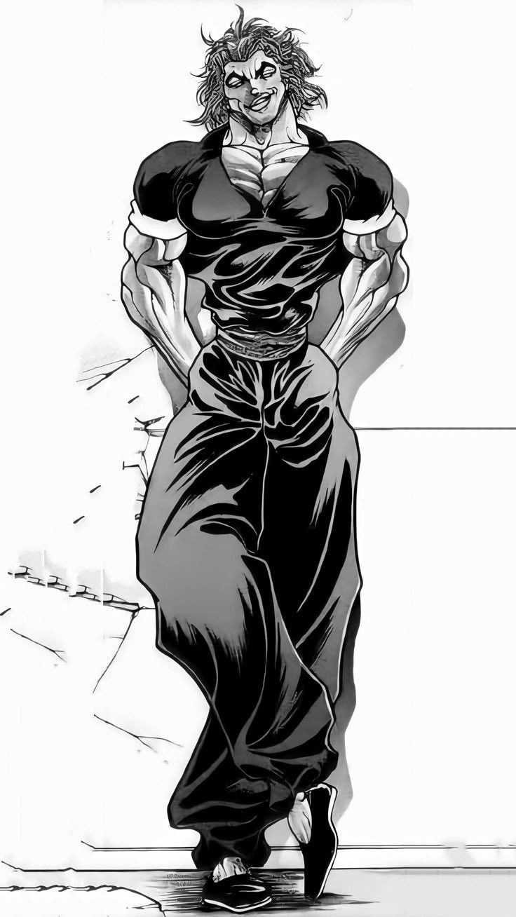 Anime XENO X BAKI The Grappler "Yujiro Hanma" Tee Size US XXL / EU 58 / 5 - 12 Thumbnail