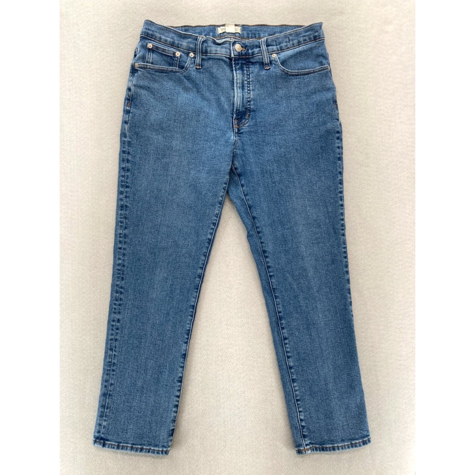 Madewell Madewell The Perfect Vintage Jean Women's 30 Blue Stretch Denim Slim Tapered Jeans Model: Madewell The Perfect Vintage Jean Size 24" / US 00 / IT 34 - 2 Thumbnail