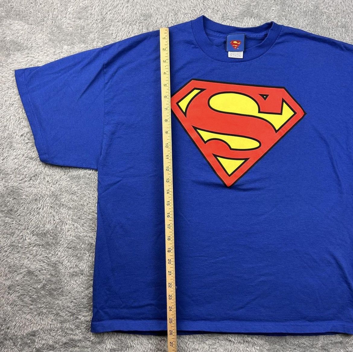 Vintage Vintage Superman T Shirt Blue XL Y2K DC Comics Superhero 00s Size US XL / EU 56 / 4 - 2 Thumbnail