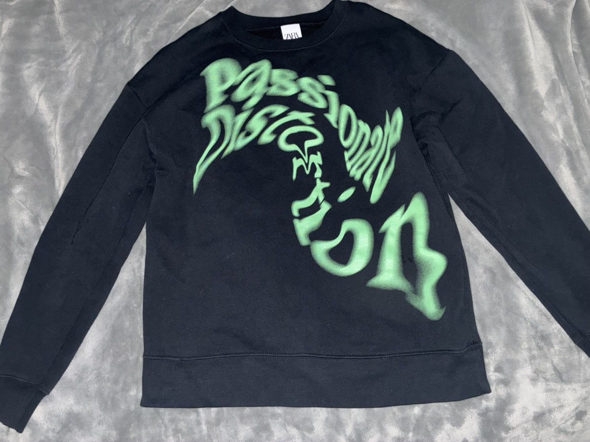 Zara Black Zara Sweatshirt Size US S / EU 44-46 / 1 - 1 Thumbnail