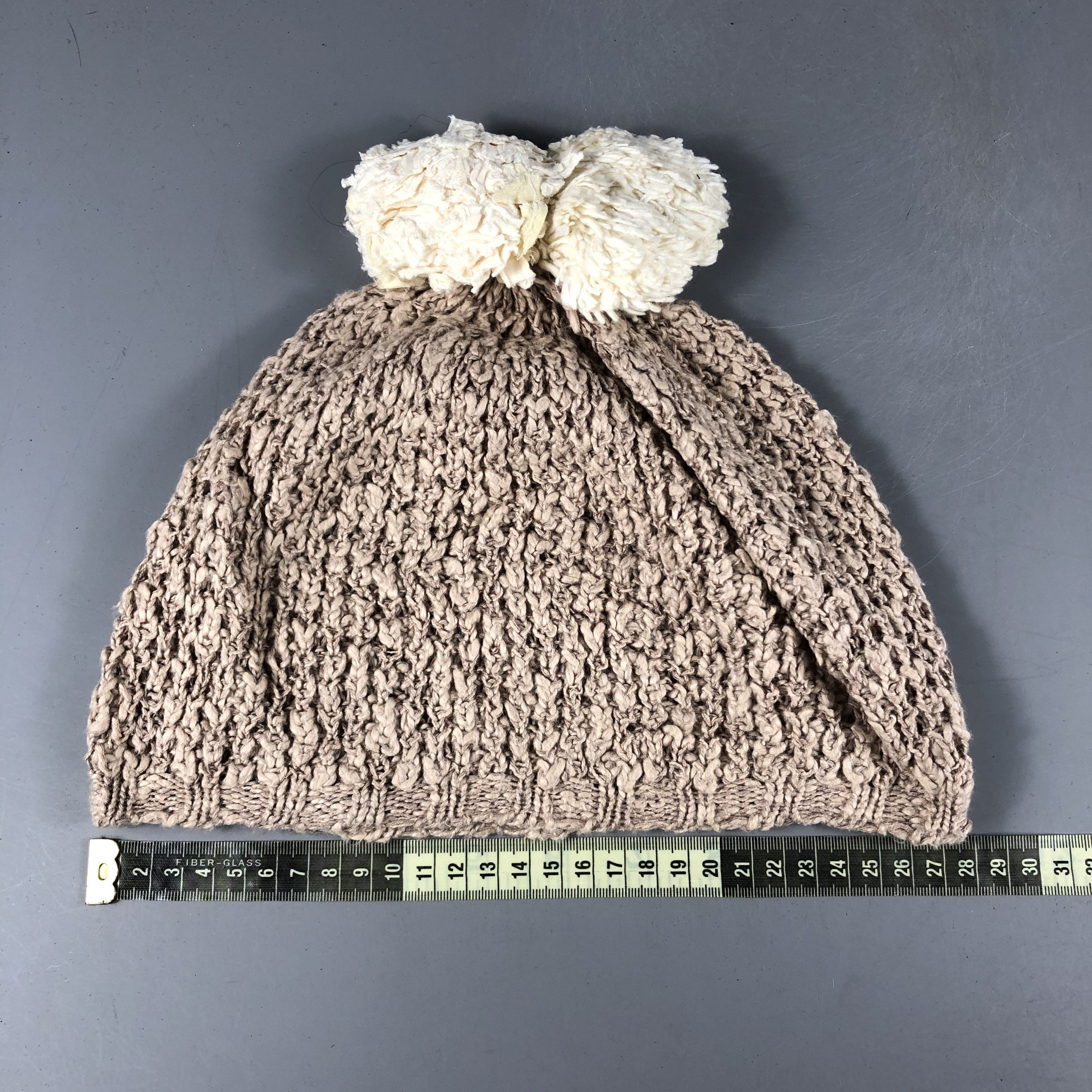 Japanese Brand × Vintage Womens Ehyphenworld Gallery PomPom Beanie Hat Snow Cap D1072 Size ONE SIZE - 4 Thumbnail