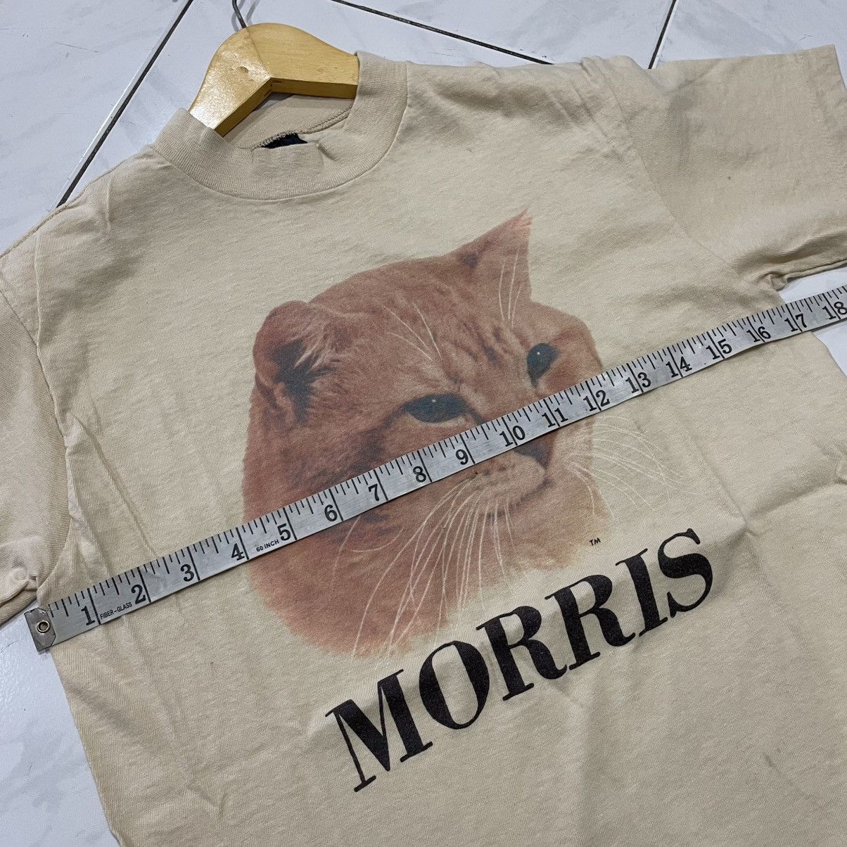 Vintage Rare 80s cat morris tee Size US S / EU 44-46 / 1 - 5 Thumbnail