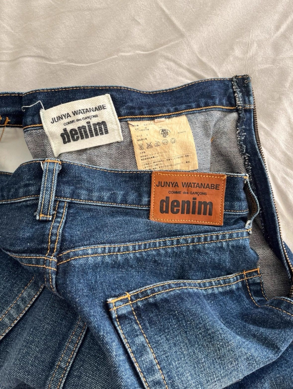 Junya Watanabe Junya Watanabe Denim Skirt Size 27" / US 4 / IT 40 - 2 Thumbnail